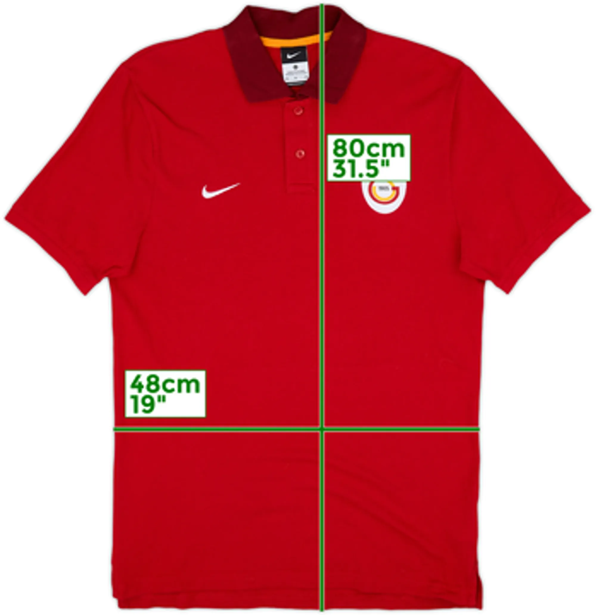 2013-14 Galatasaray Nike Polo Shirt - 10/10 - (M)