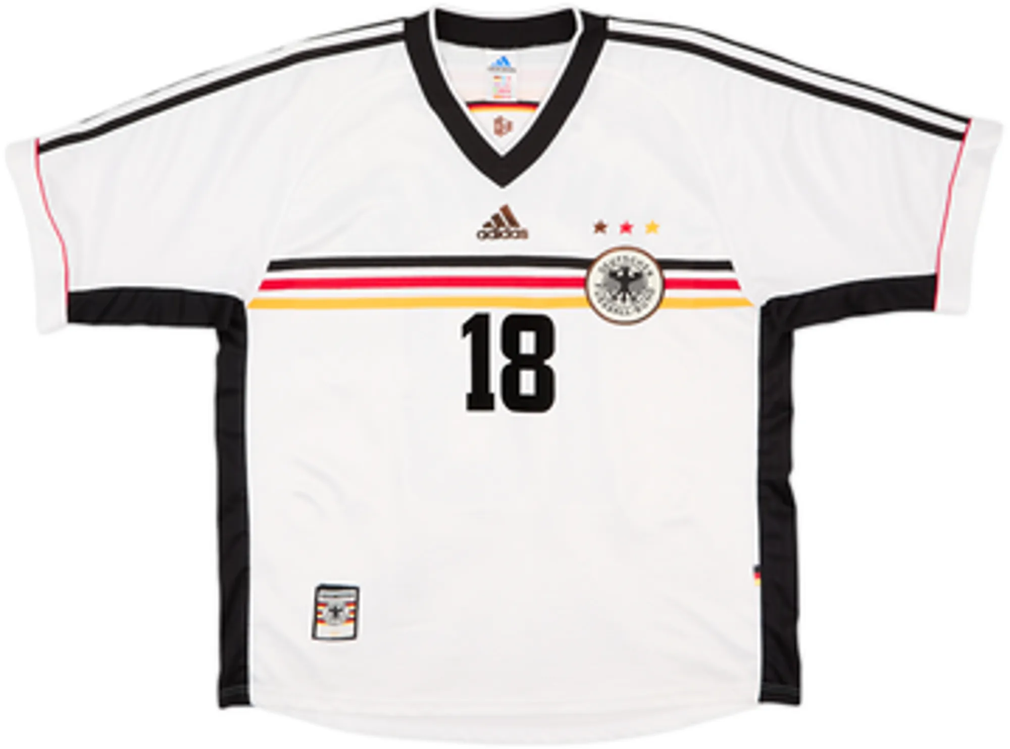 1998-00 Germany Home Shirt Klinsmann #18 - 5/10 - (L)