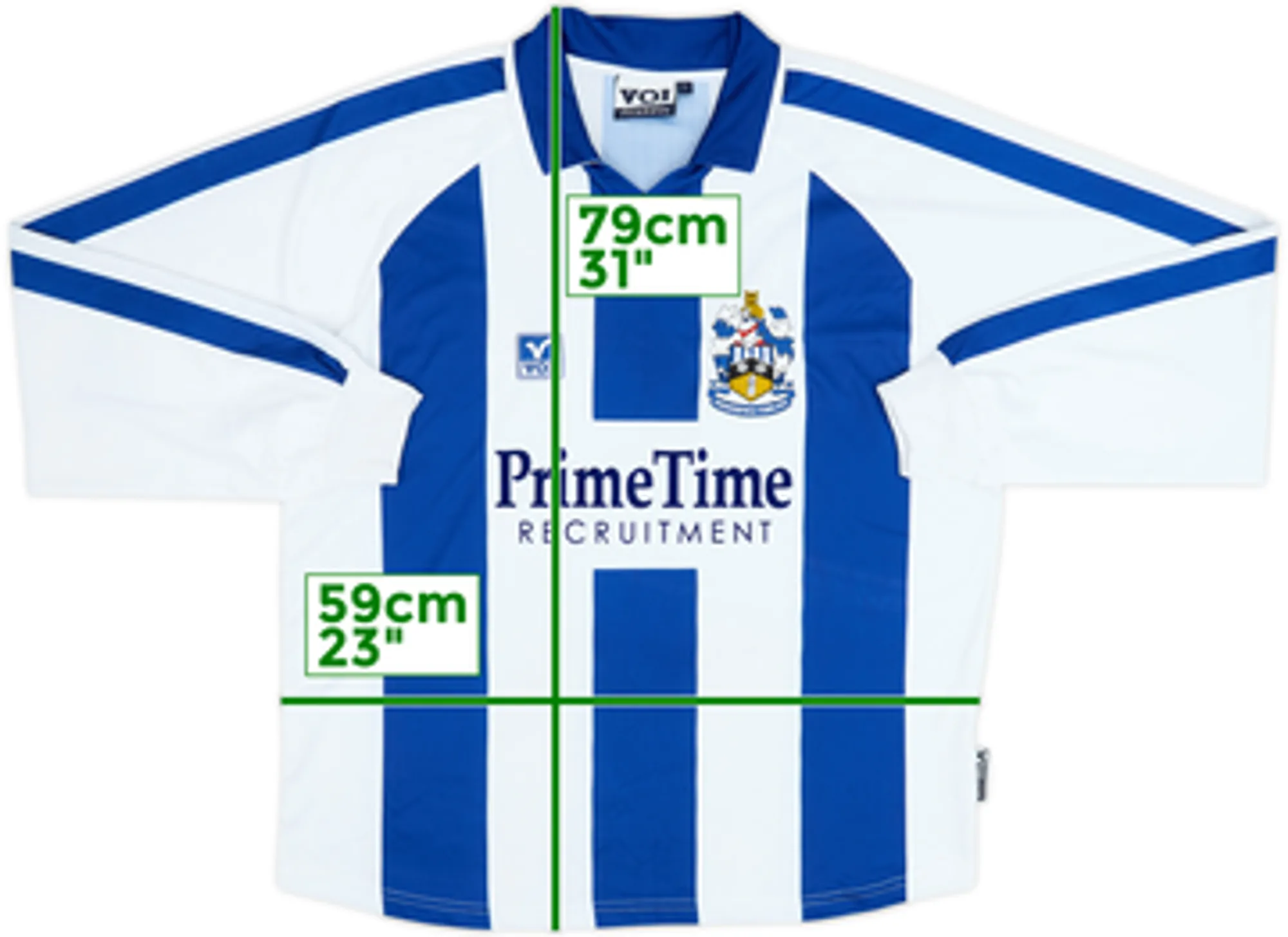 2002-03 Huddersfield Home L/S Shirt - 8/10 - (L)
