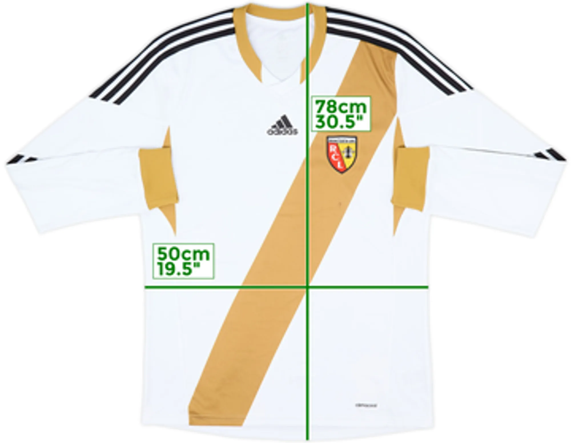 2013-14 Lens Away L/S Shirt - 7/10 - (L)