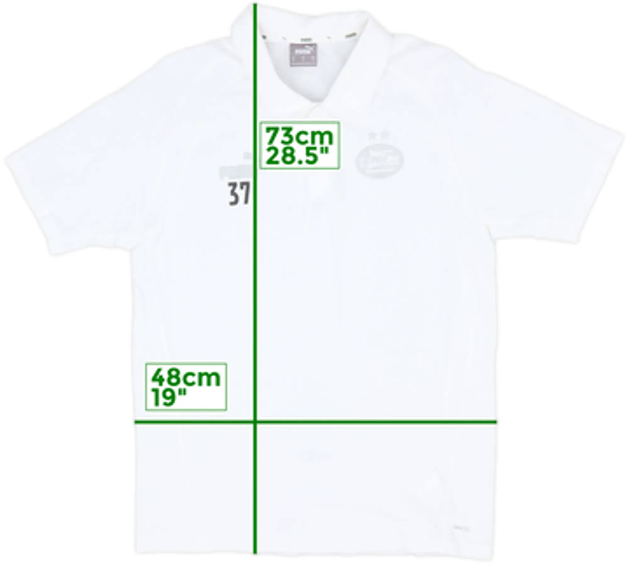 2022-23 PSV Puma Player Issue Polo Shirt #37 - 8/10 - (M)