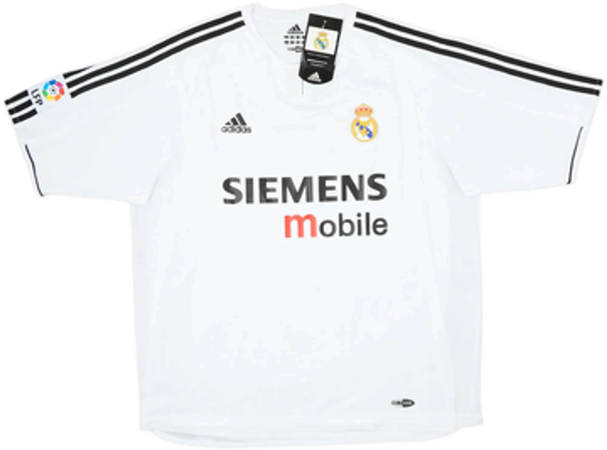 2003-04 Real Madrid Player Issue Home Shirt Beckham #23 (XL)