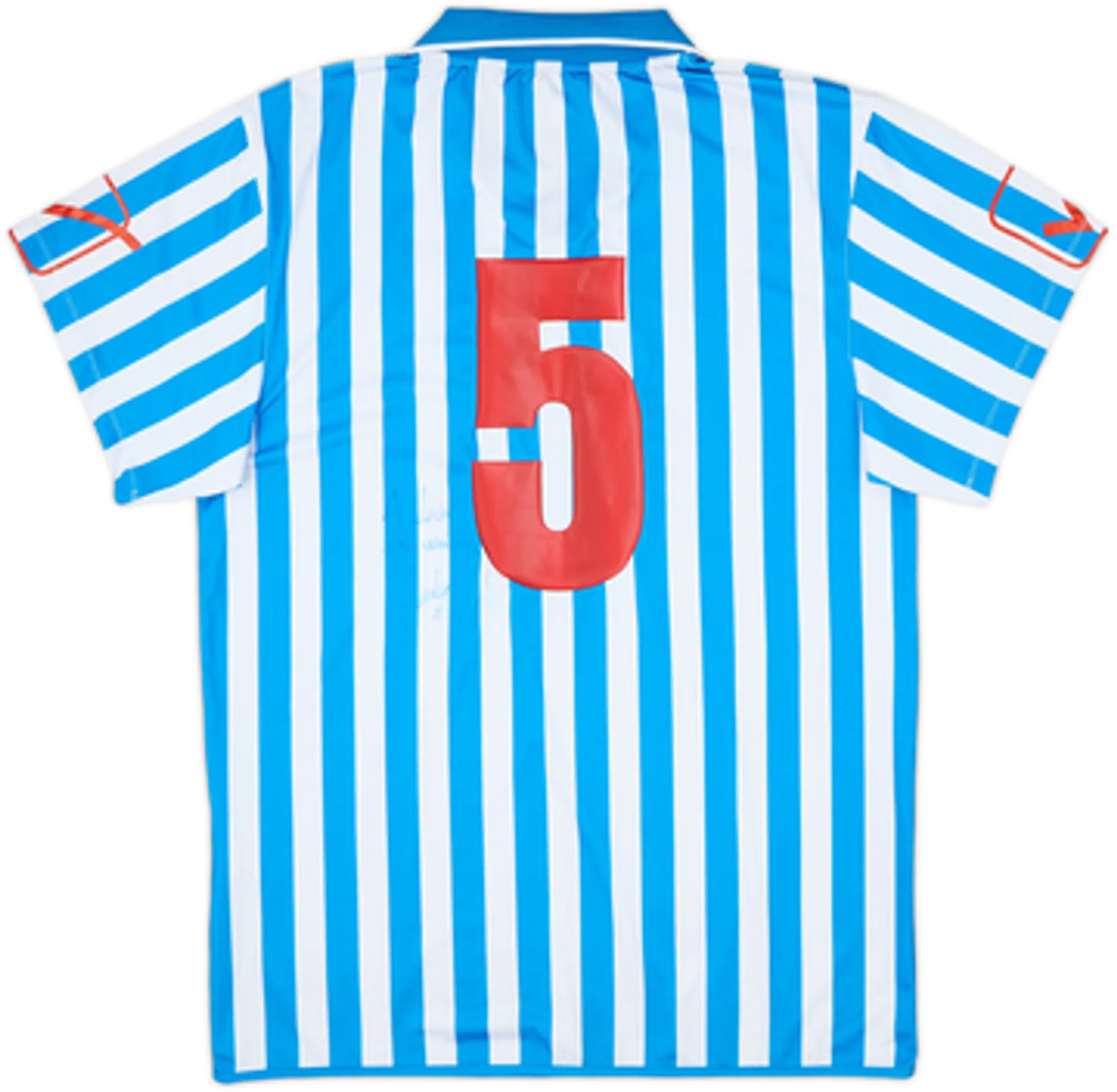 2011-12 SPAL Signed Home Shirt #5 - 8/10 - (XL)