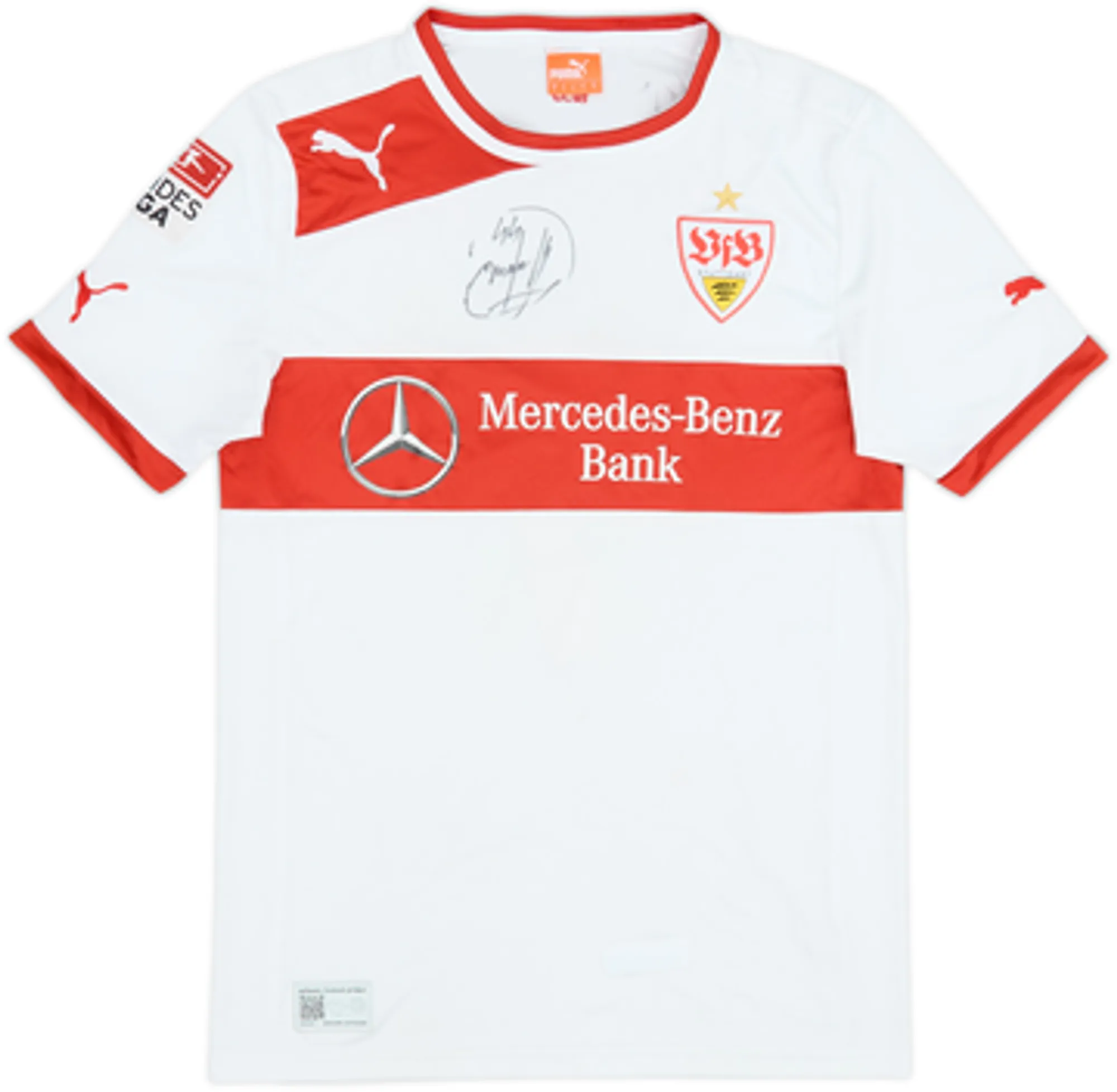 2012-13 Stuttgart Signed Home Shirt Harnik #7 - 7/10 - (S)