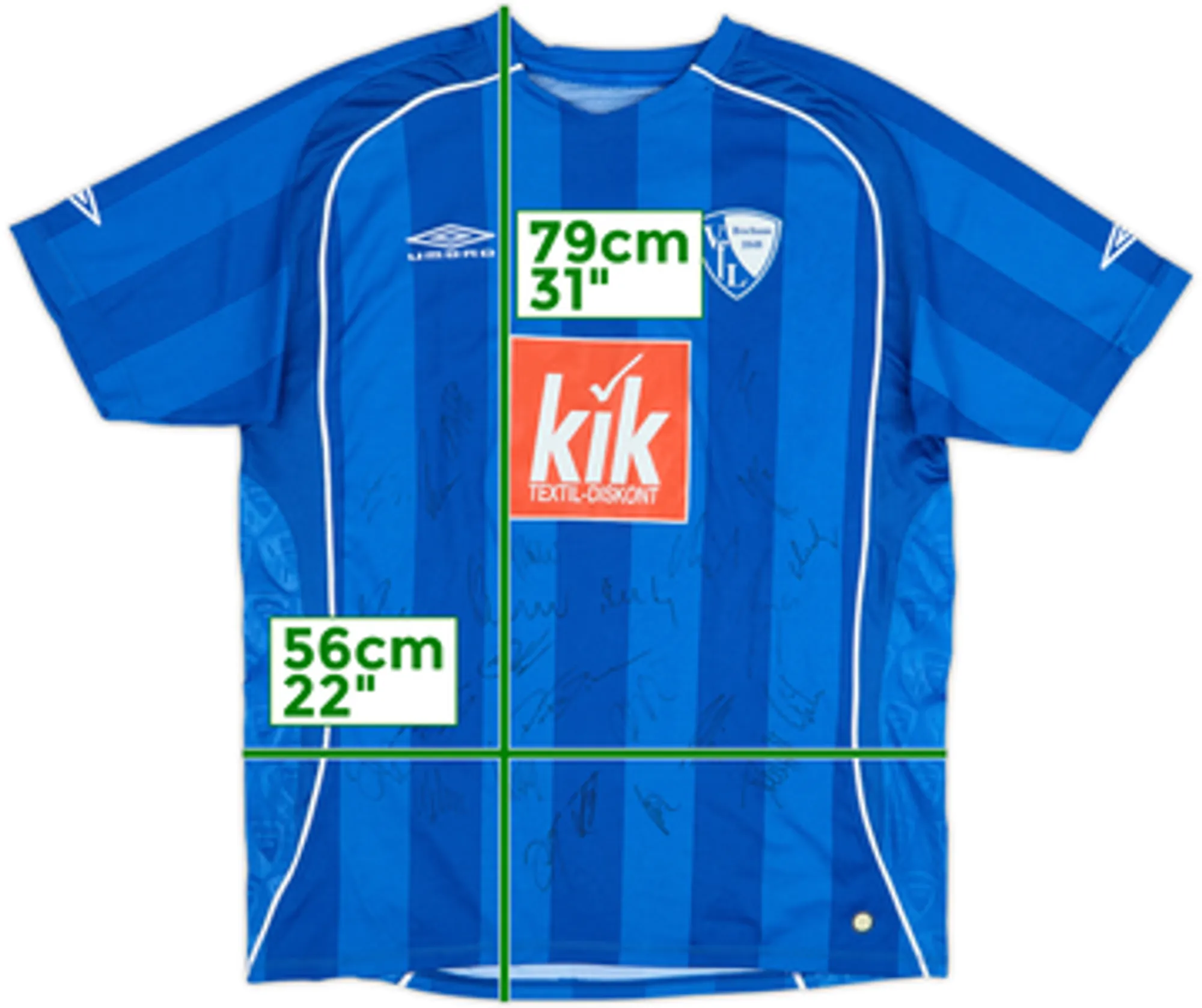 2007-08 VFL Bochum Signed Home Shirt - 6/10 - (L)