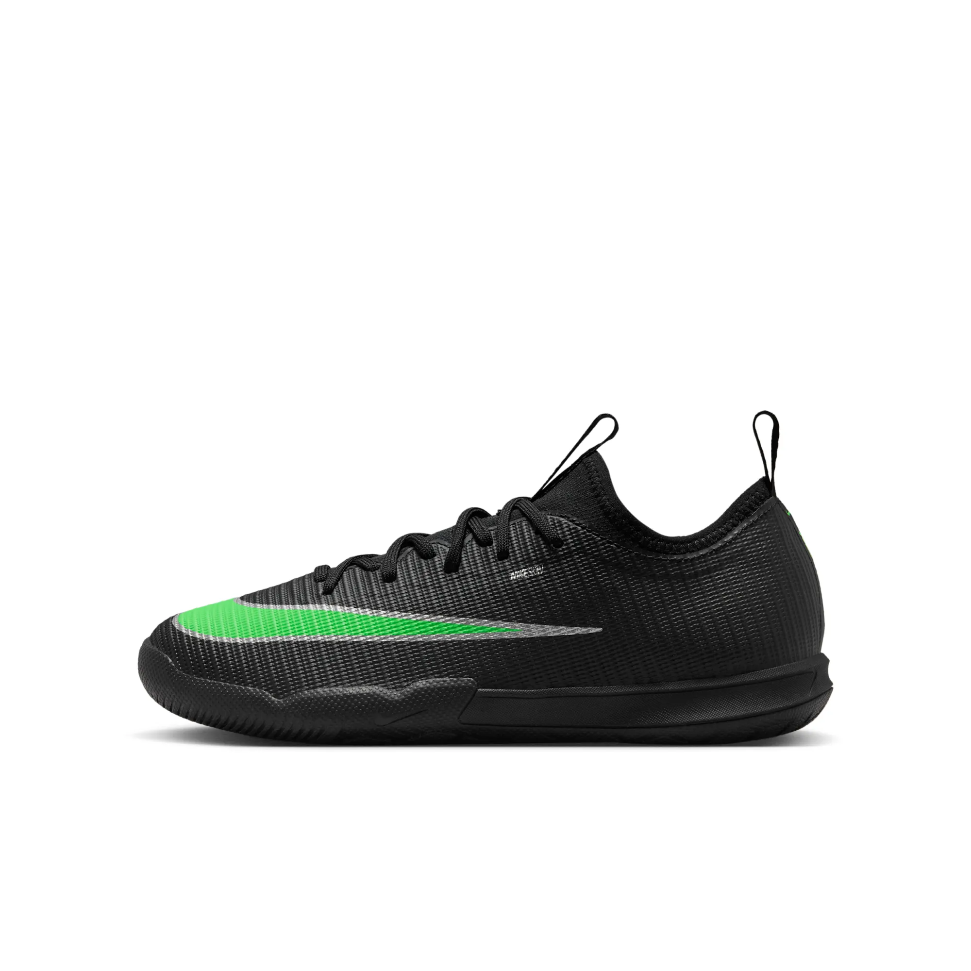 Nike Jr. Mercurial Vapor 17 Academy Indoor/Court Low-Top Football Shoes - Black