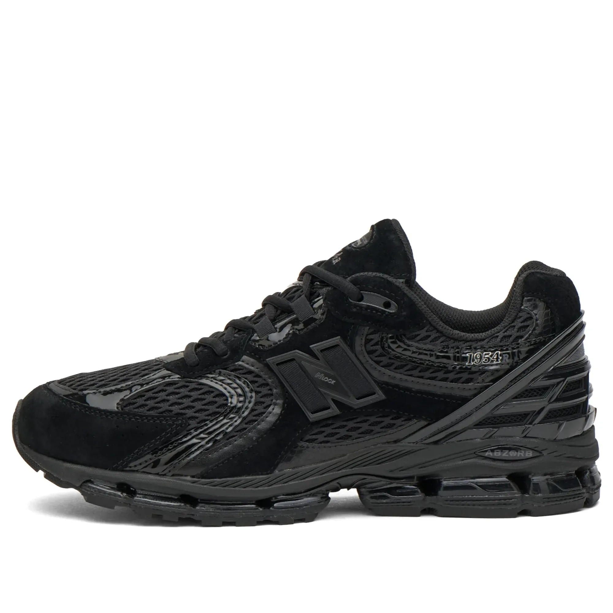 New Balance Unisex 1954R in Black Suede/Mesh