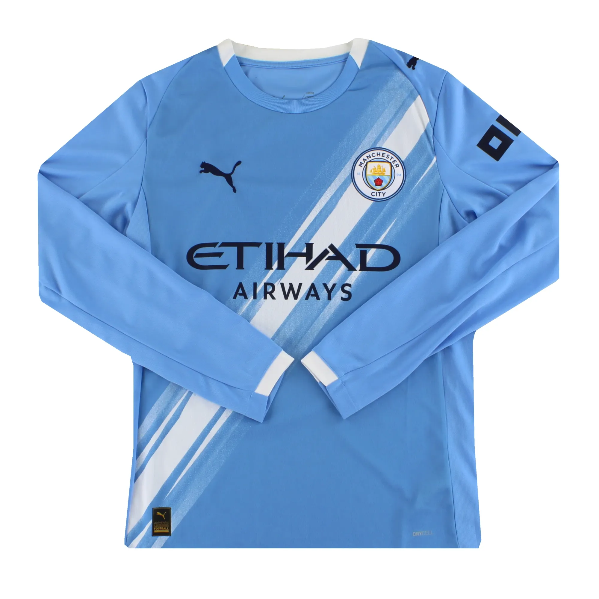 2025-26 Manchester City Puma Home Shirt L/S S - Manchester City / Excellent 