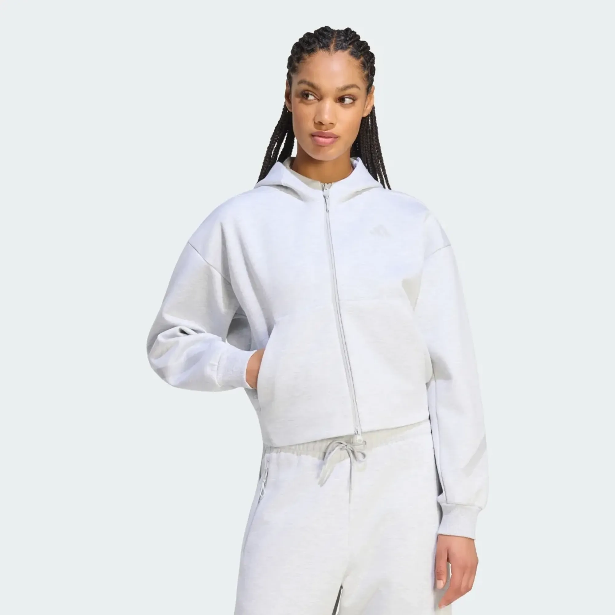 adidas ADIDAS Z.N.E. CROPPED FULL ZIP Sweatshirt