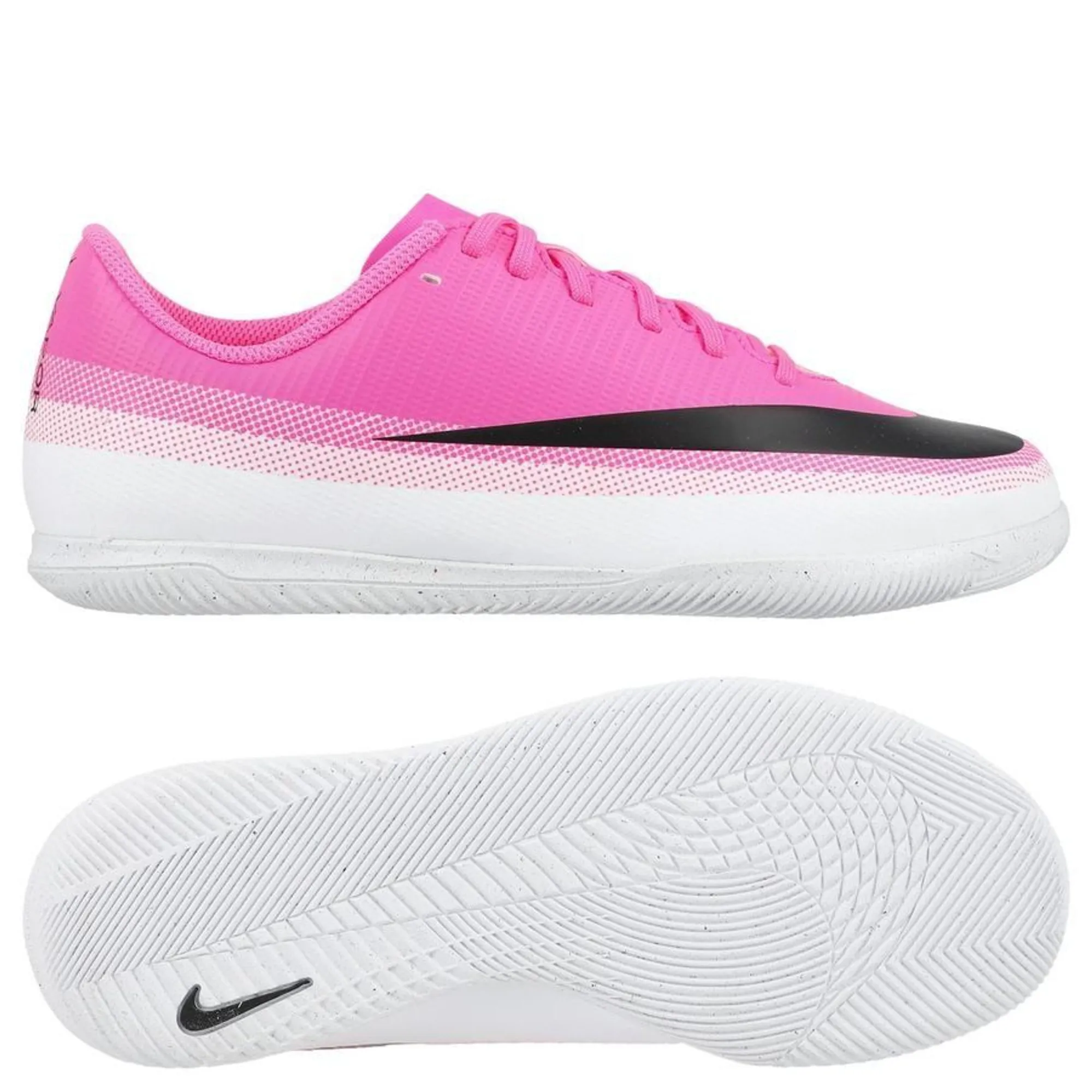 Nike Mercurial Vapor 17 Club Ic Breakout - White/Black/Hyper Pink Kids - ['Pink']
