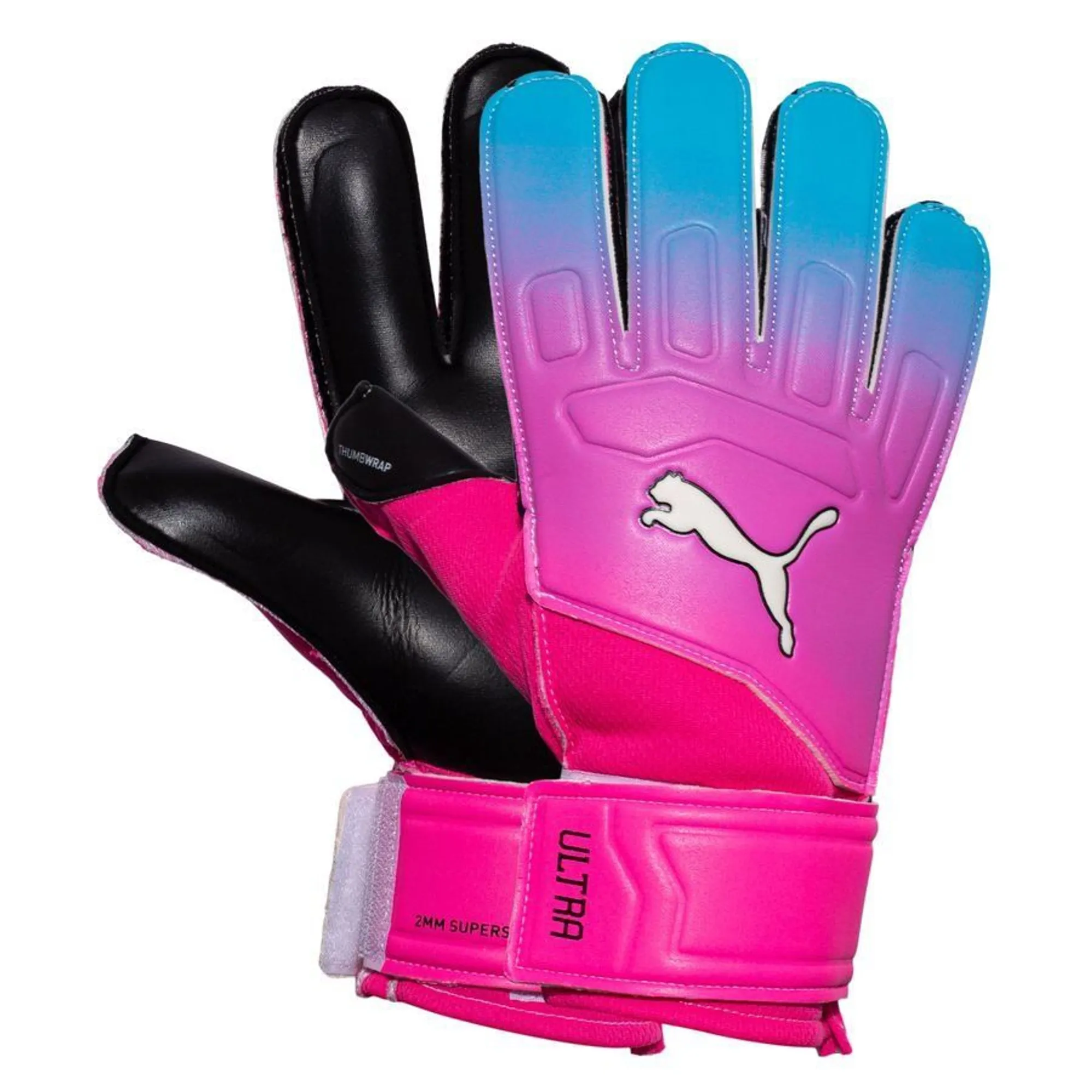 Puma Goalkeeper Gloves Ultra Play Rc Showtime - ['Blue', 'Pink']