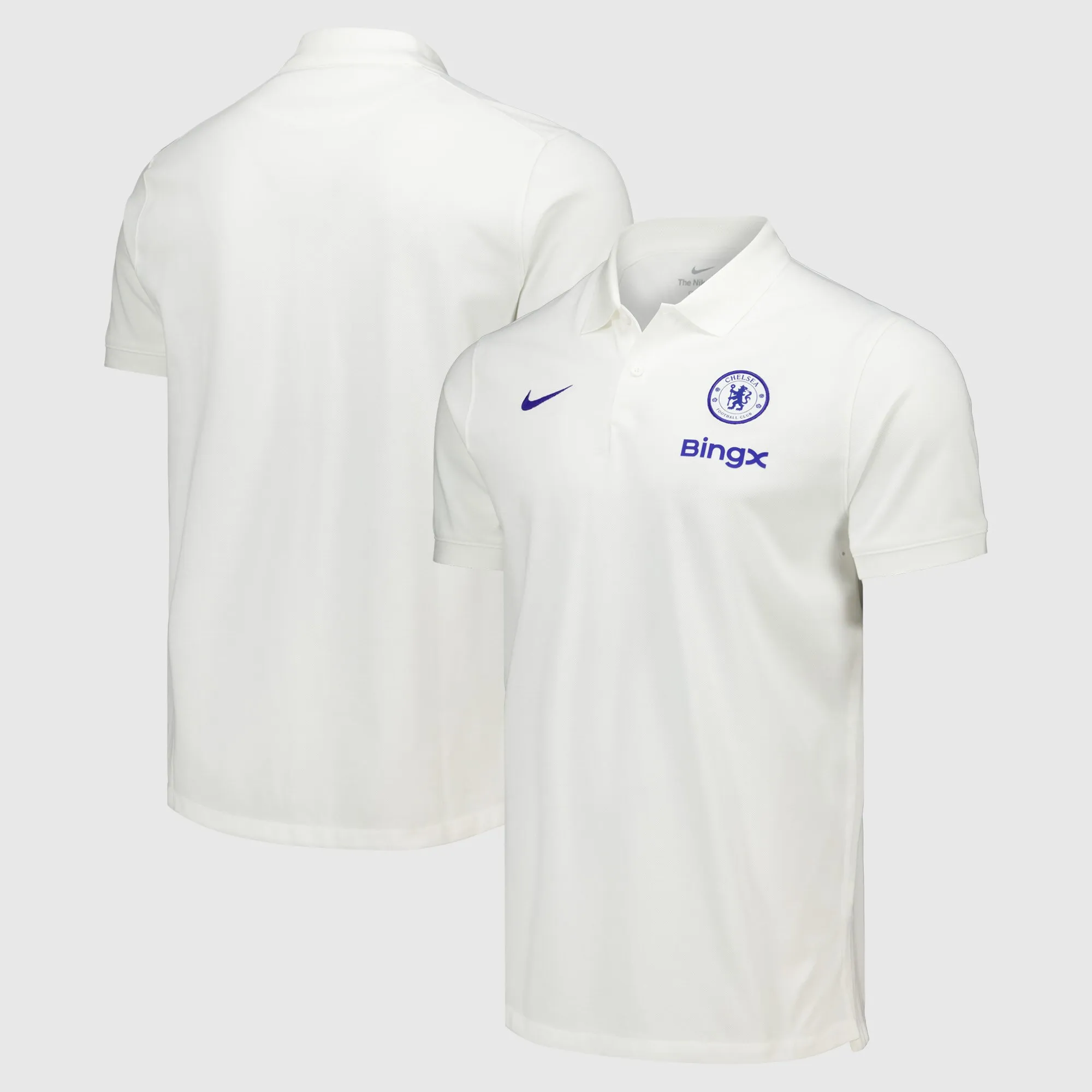 Chelsea Nike Dri-Fit 2.0 Polo - White