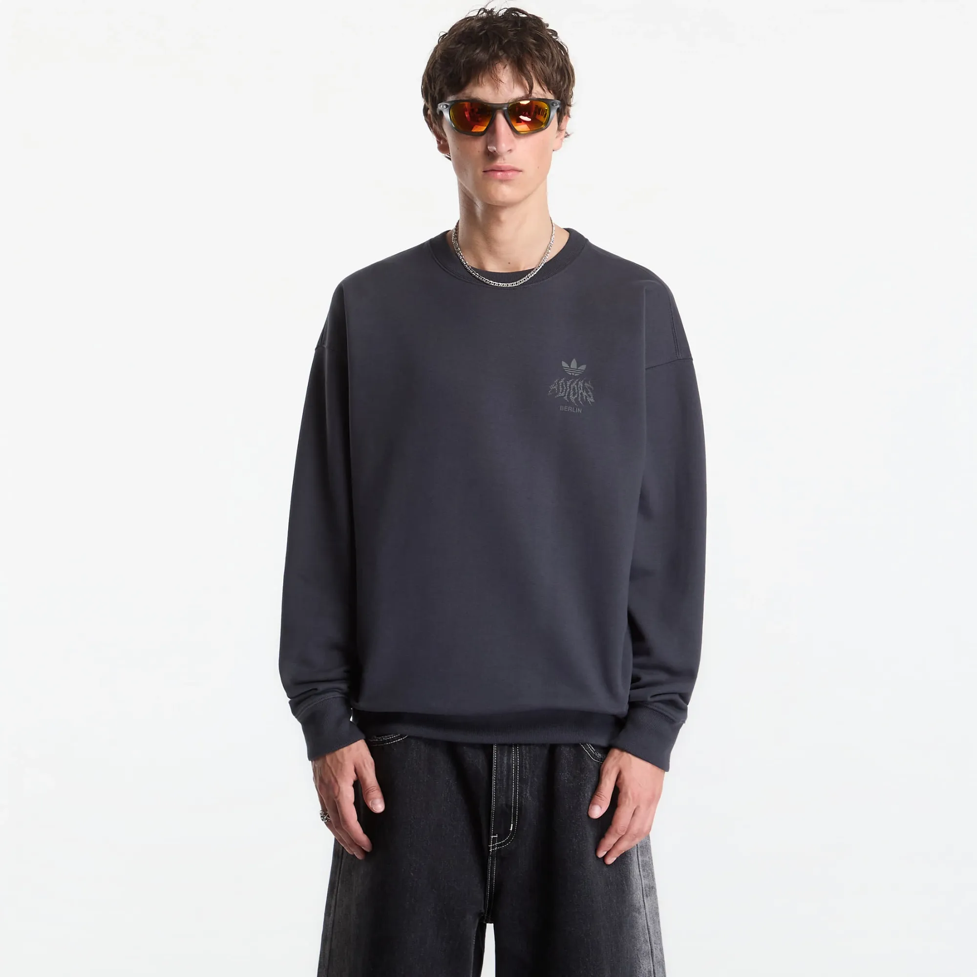 Sweatshirt Adidas Berlin Gfx Crew Carbon Xxl