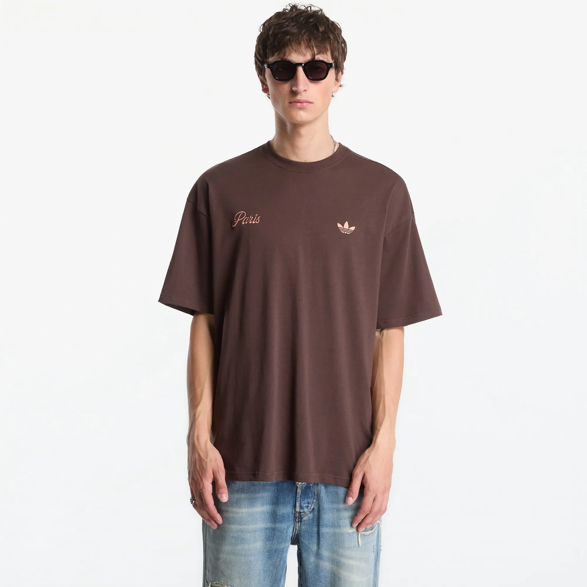 T-Shirt Adidas Paris Gfx Tee Brown M