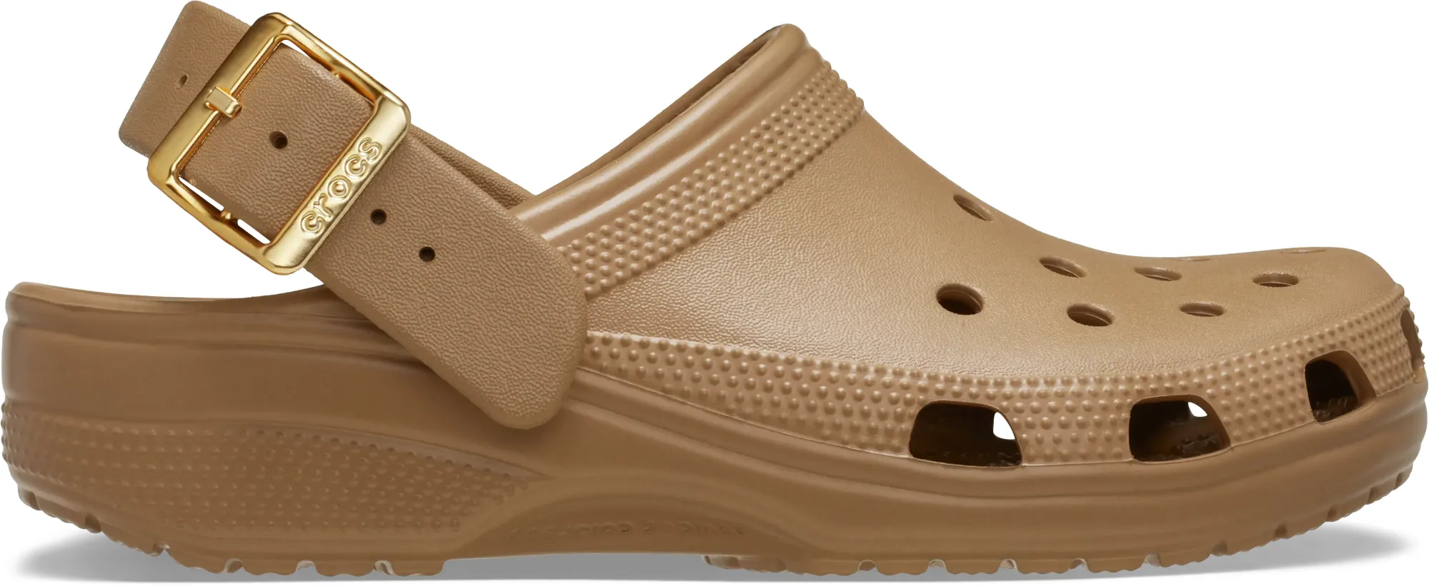 Crocs | Unisex | Classic Metallic Buckle | Clogs | Sepia | W2/M1