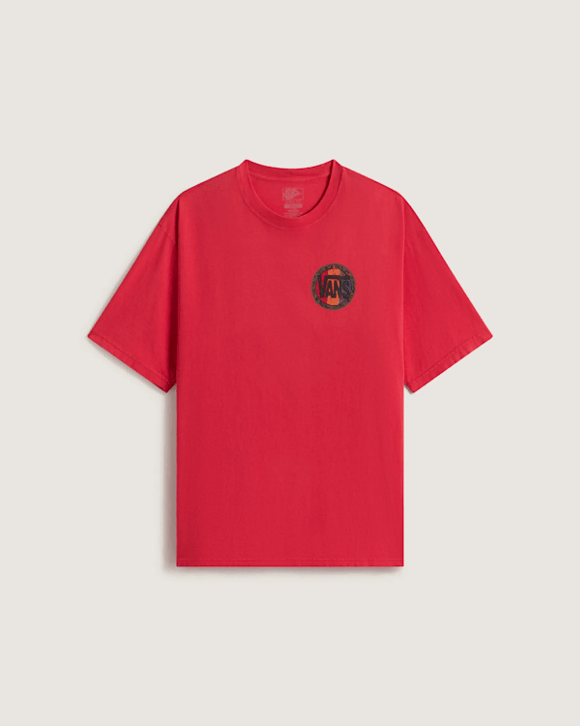Vans - Blotched Circle Ss Tee Racing Red, Man, Red