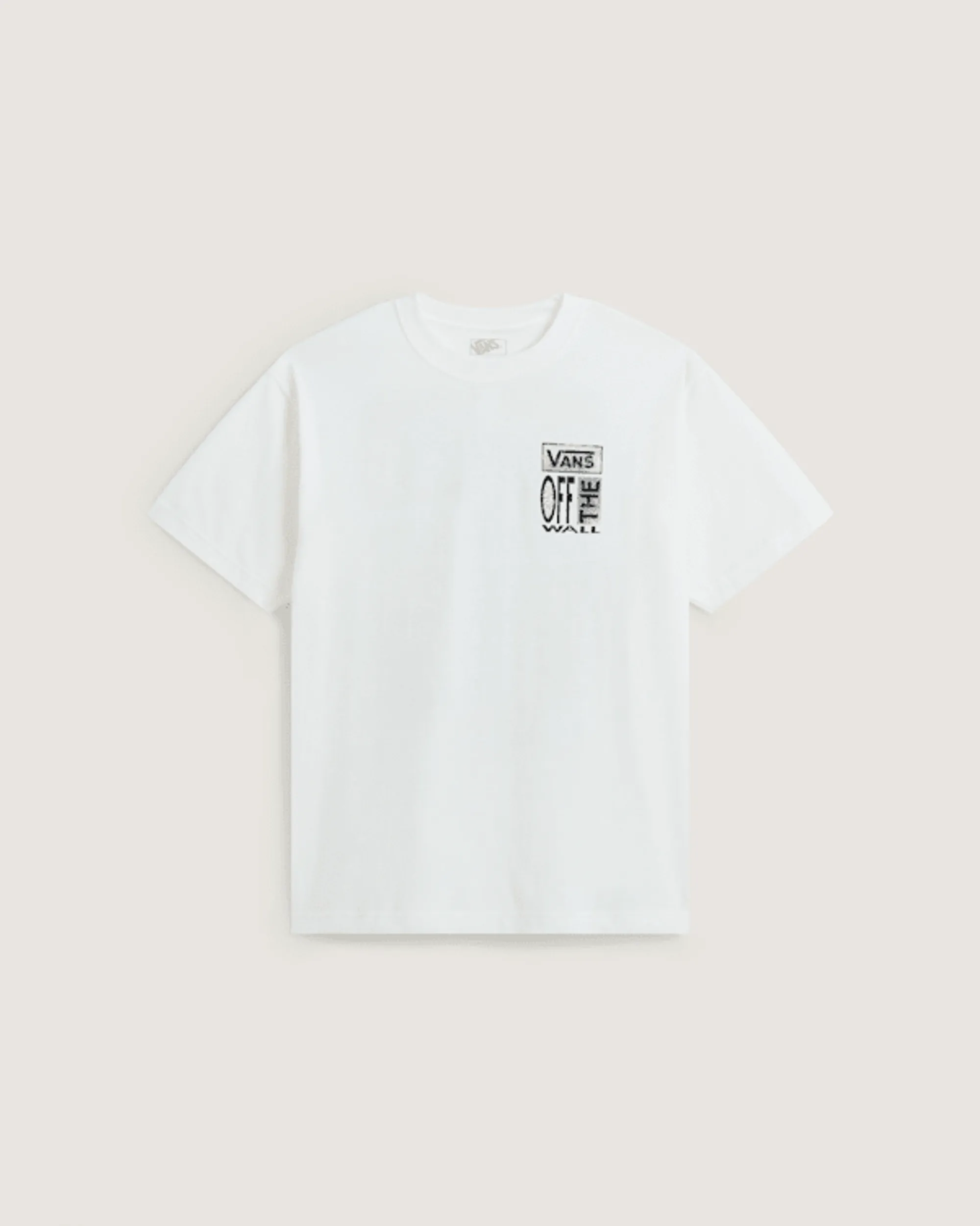 Vans - Cut And Paste Ss Tee White, Man, White
