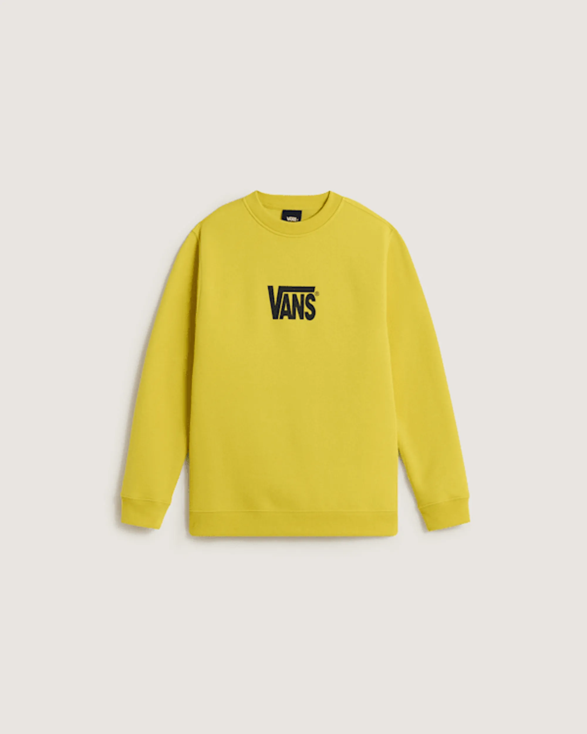 Vans - Kids Stretch Logo Crew Sweatshirt (8-14 Years), Yellow