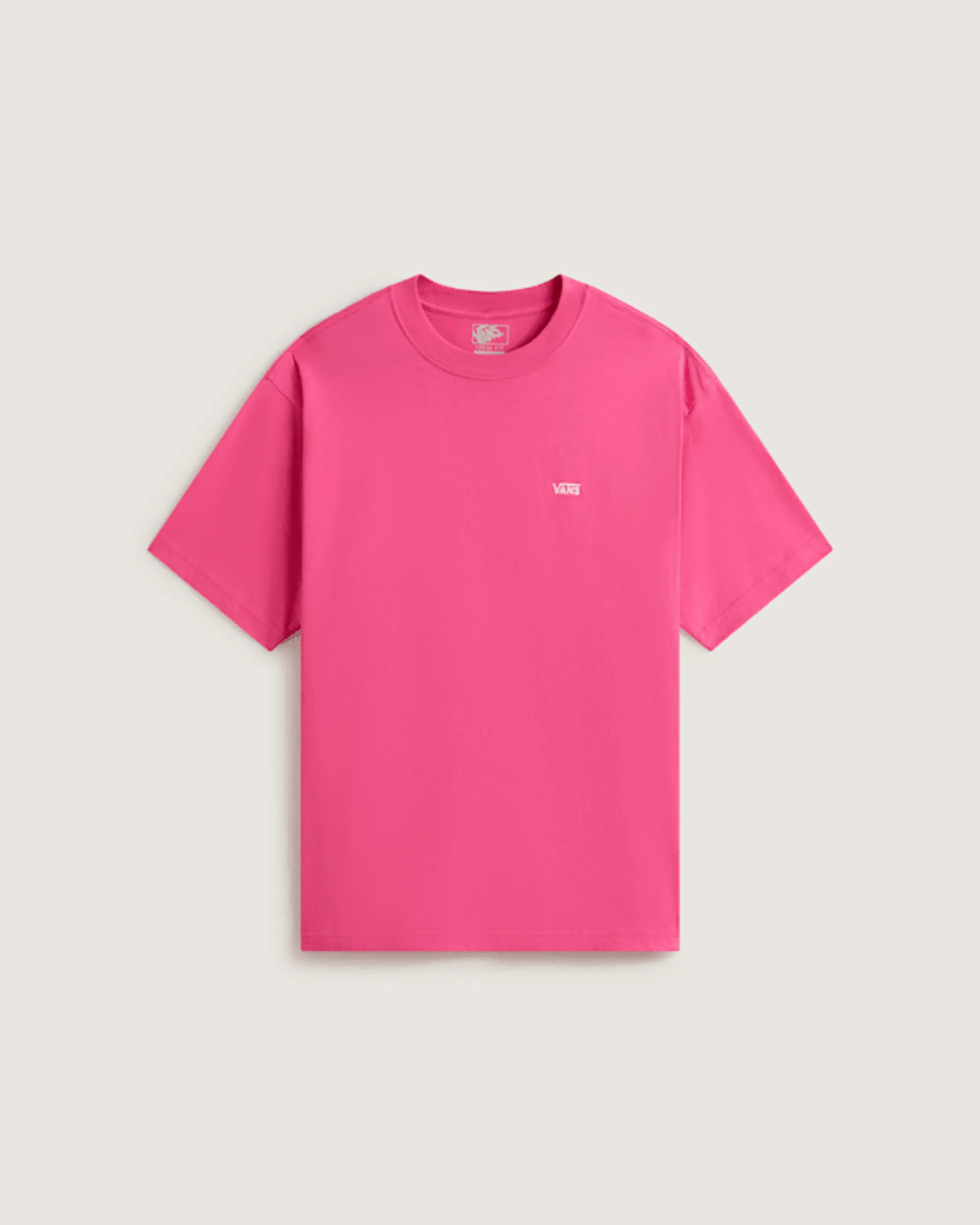 Vans - Left Chest Ii Logo T-Shirt, Man, Pink