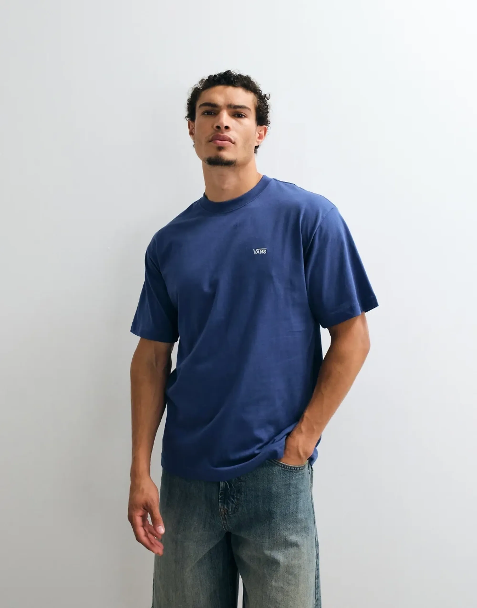 Vans - Left Chest Ii Logo T-Shirt, Man, Blue