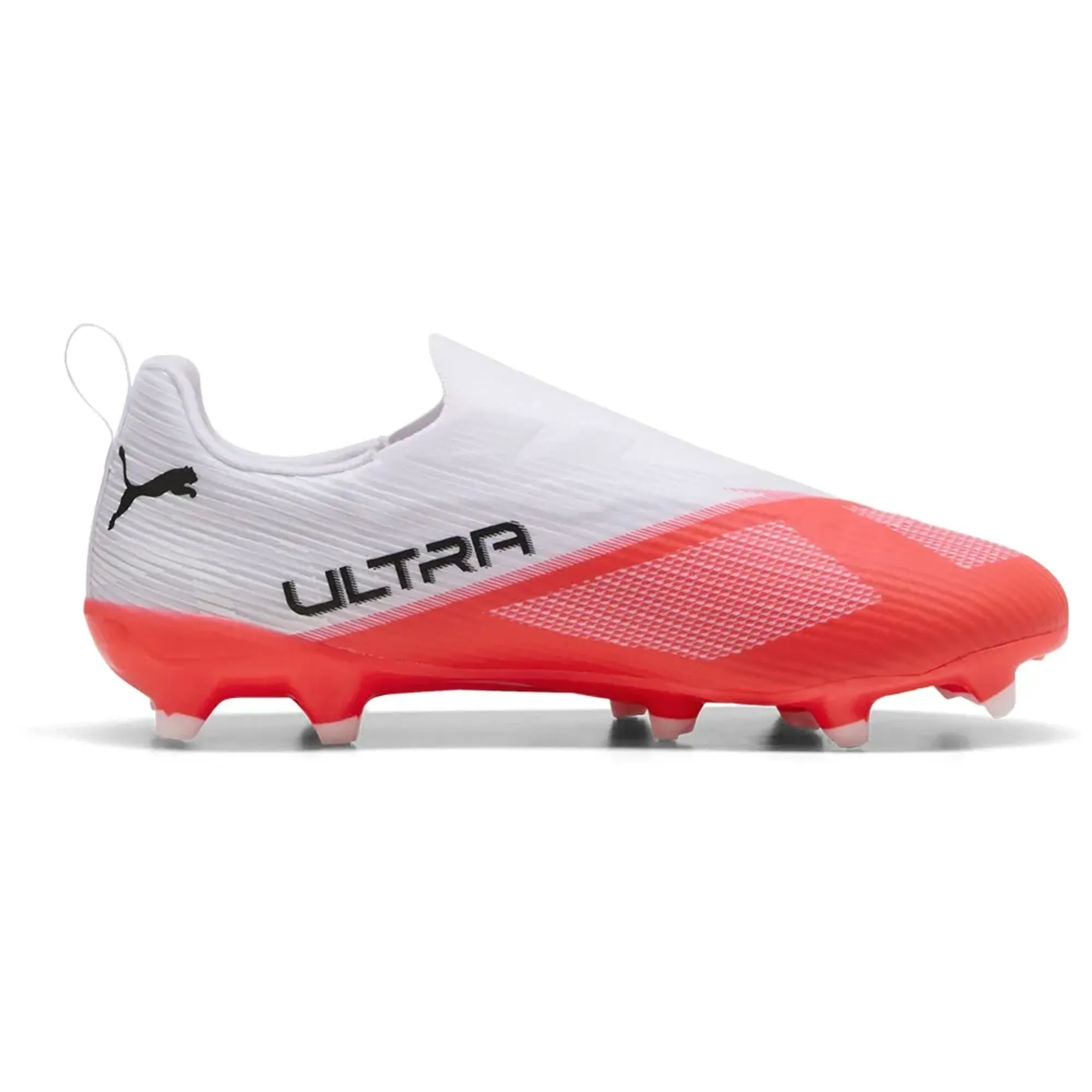 PUMA ULTRA 7 MATCH FG/AG Laceless Football Boots Youth in Red | Size 3
