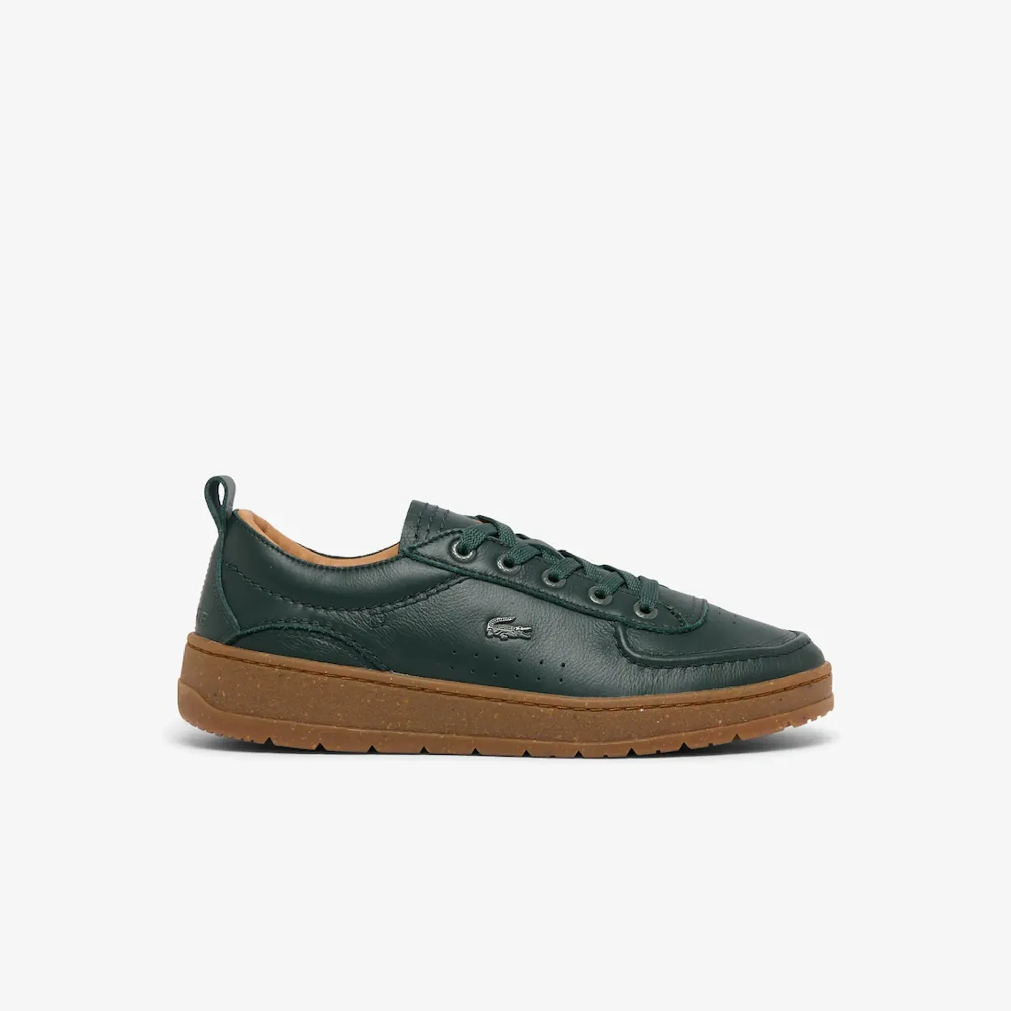 Lacoste Men's Umpire Leather Sneakers - Dark Green / Gum