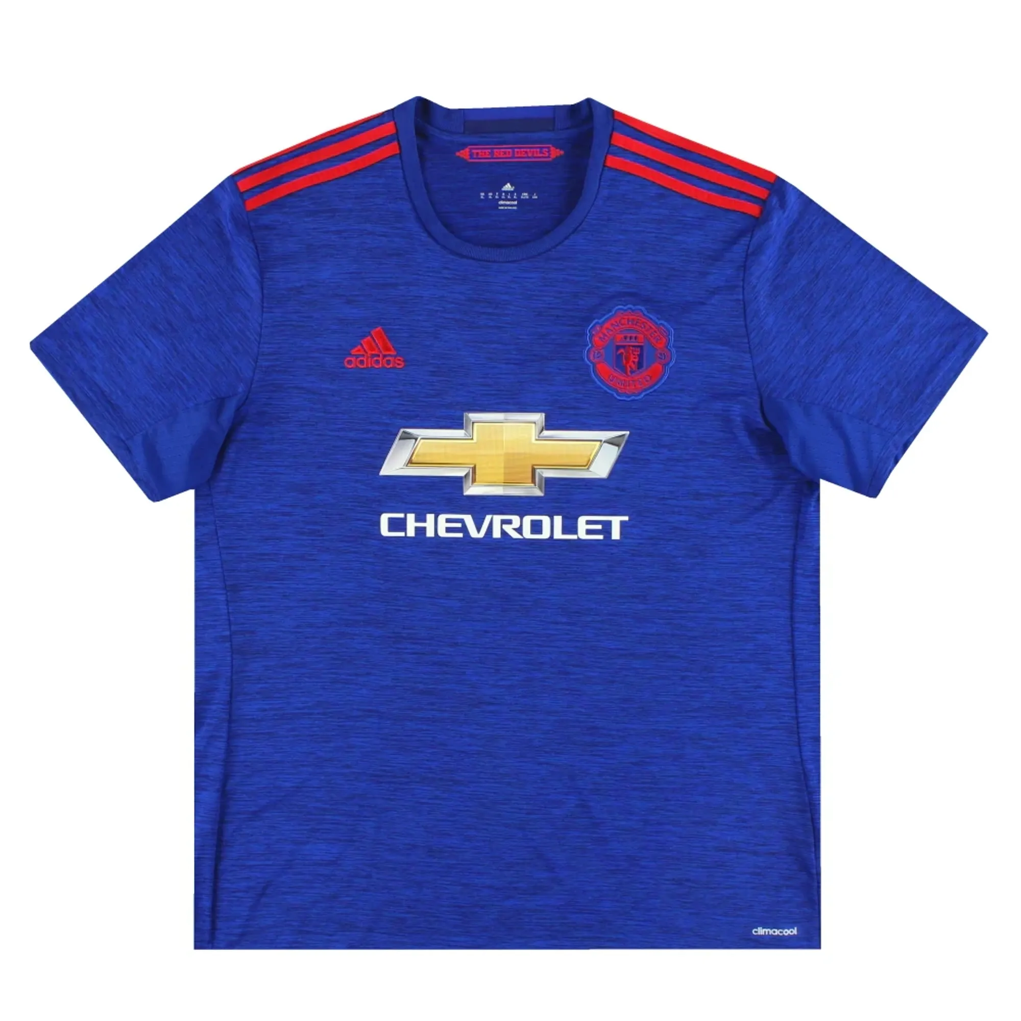 2016-17 Manchester United adidas Away Shirt L - Manchester United / Excellent 