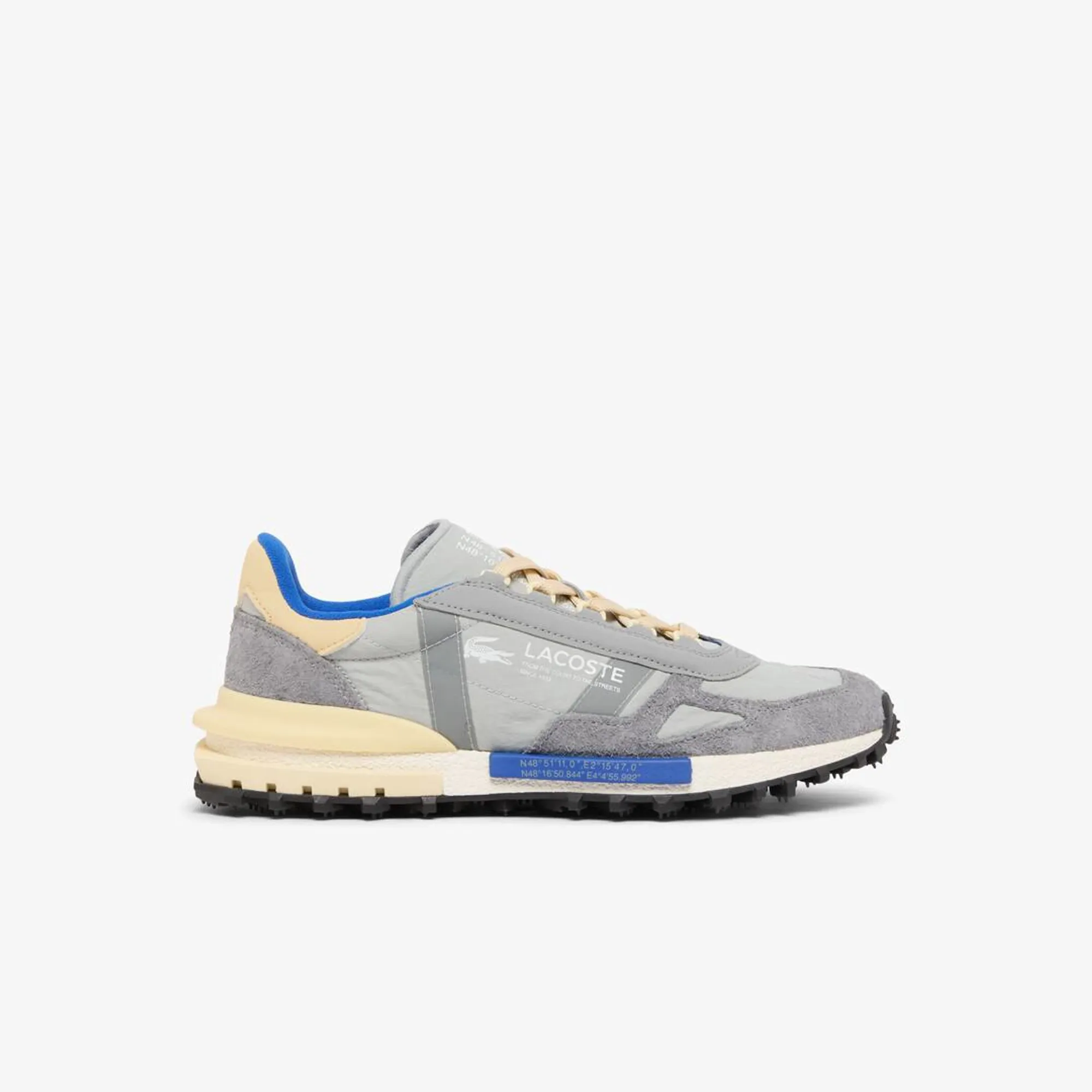 Lacoste Men's Elite Active Sneakers - Grey / Light Grey