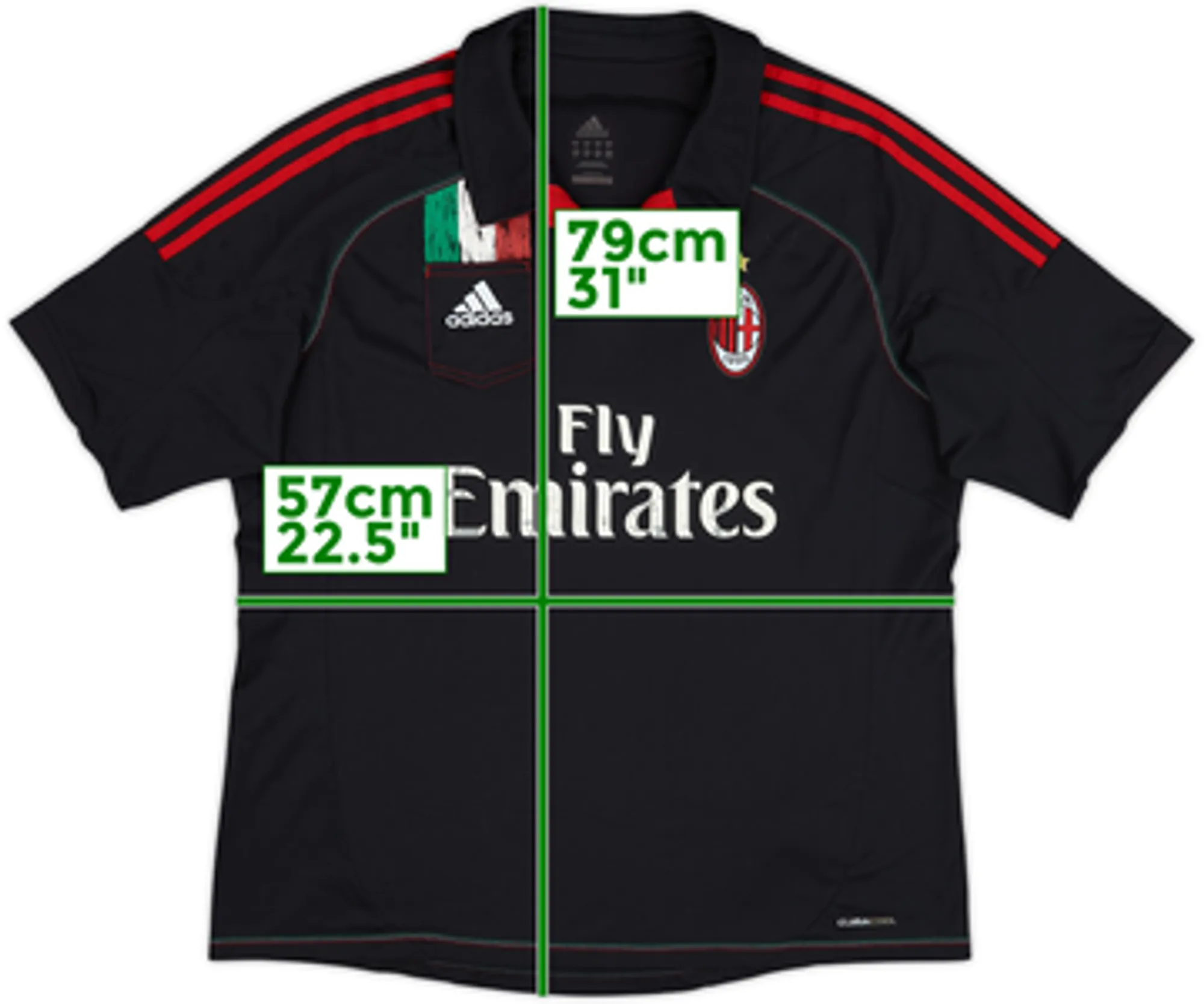 2012-13 AC Milan Third Shirt - 5/10 - (XL)