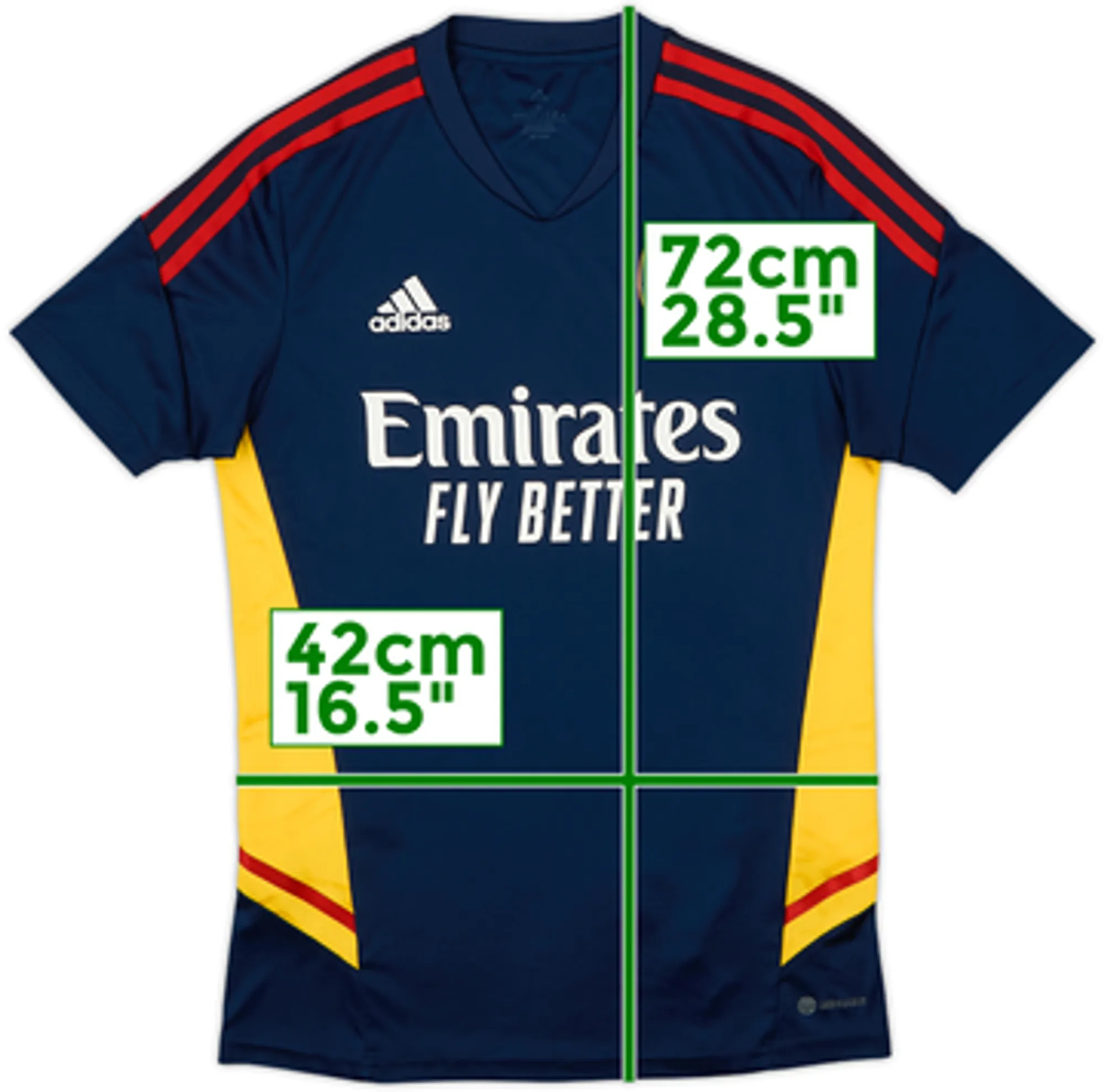 2022-23 Arsenal adidas Training Shirt - 6/10 - (S)