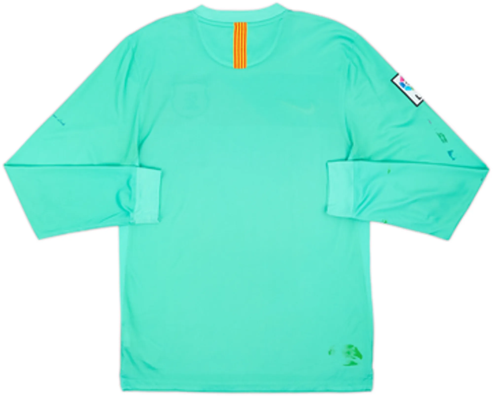2010-11 Barcelona Away L/S Shirt - 4/10 - (S)