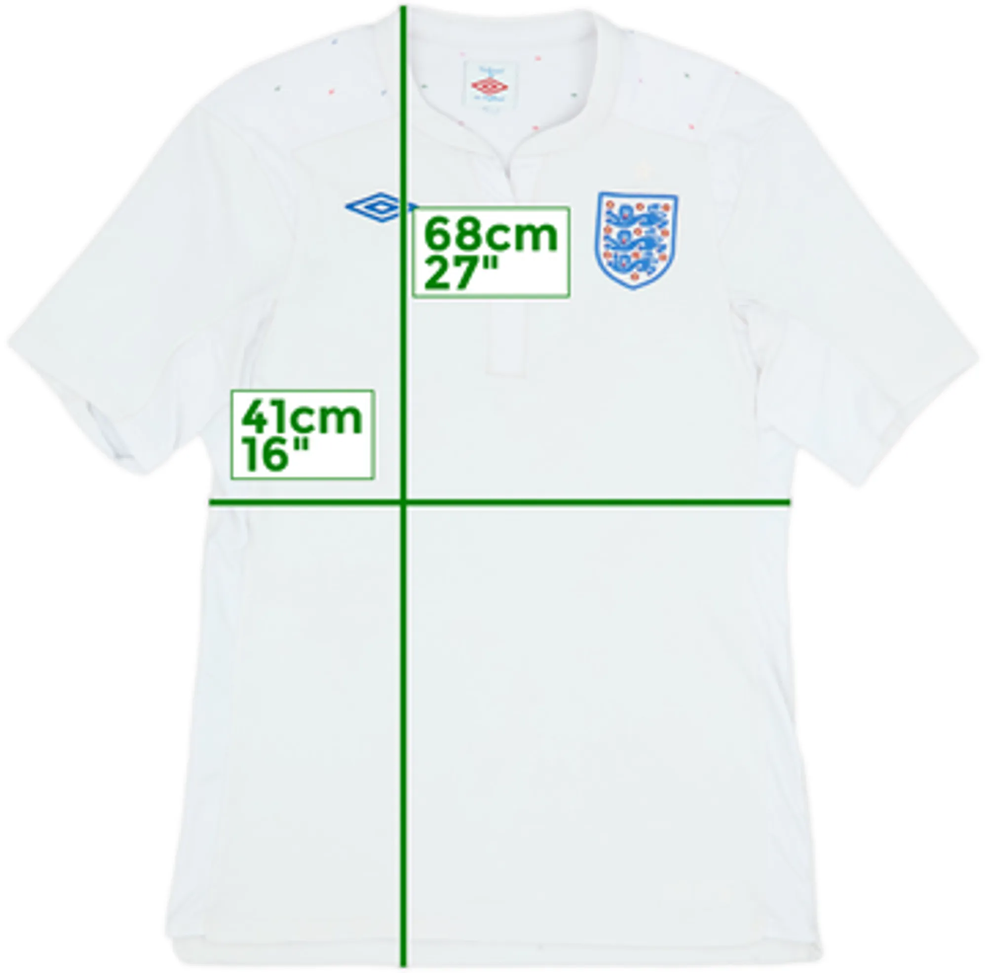 2010-11 England Home Shirt - 6/10 - (Women's S)