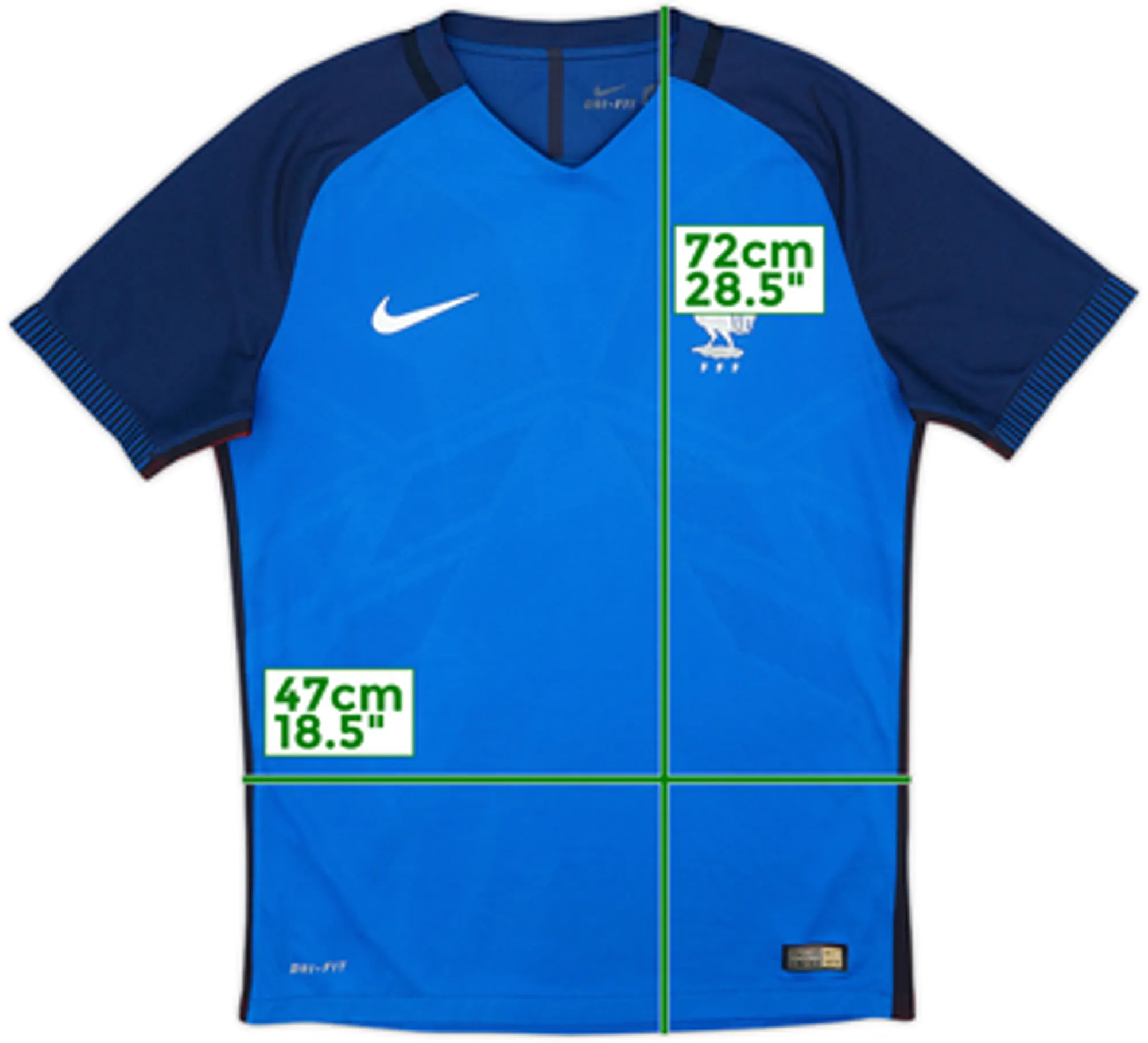 2016-17 France Authentic Home Shirt - 5/10 - (M)