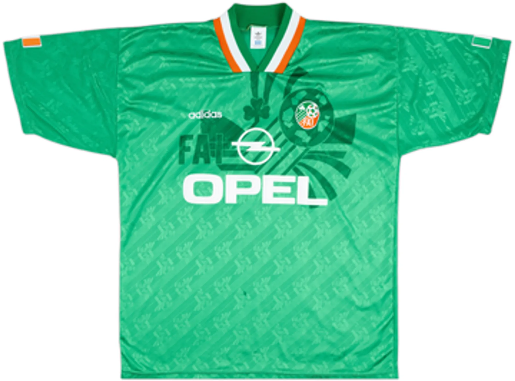 1994 Ireland Home Shirt Staunton #11 - 8/10 - (L)