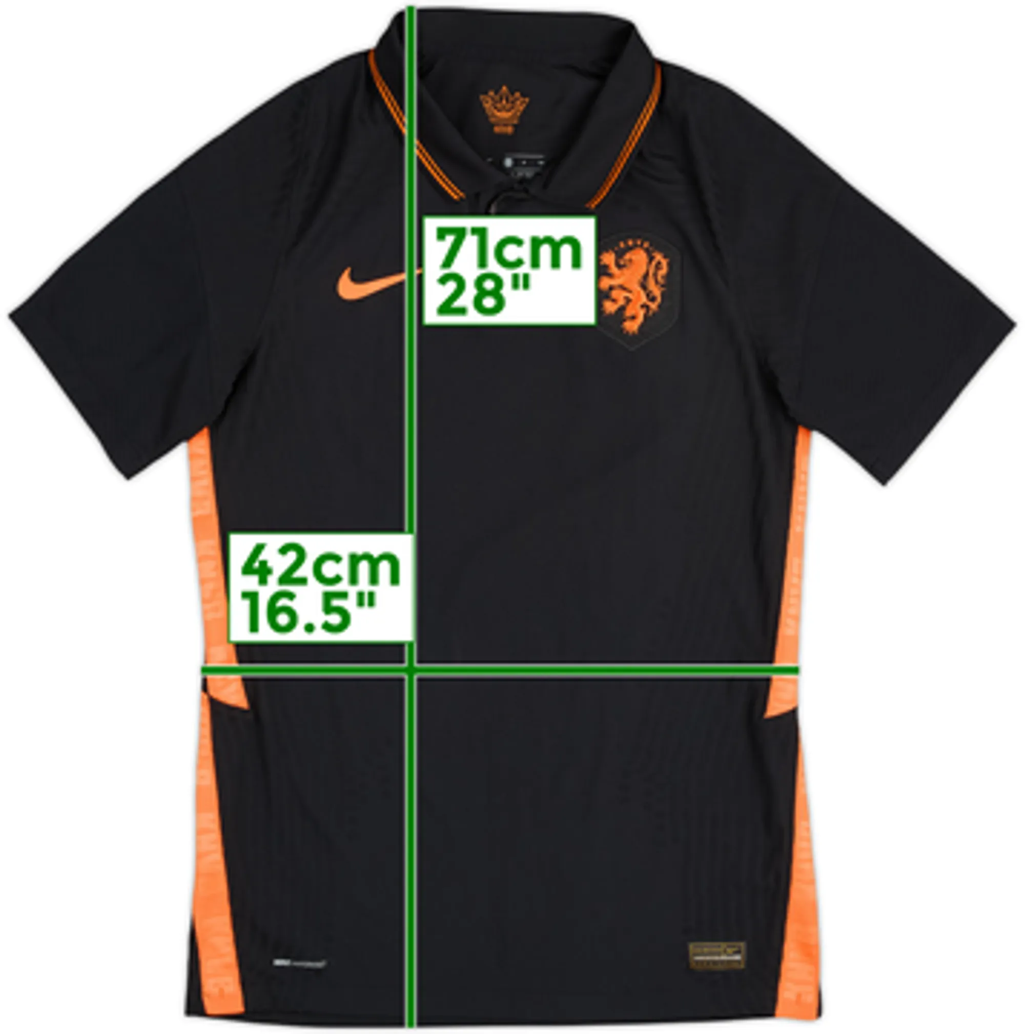 2020-22 Netherlands Authentic Away Shirt - 6/10 - (S)