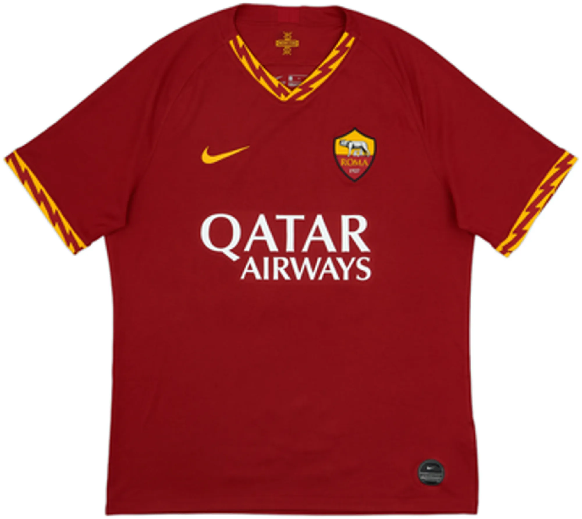 2019-20 Roma Home Shirt Kluivert #99 - 10/10 - (L)