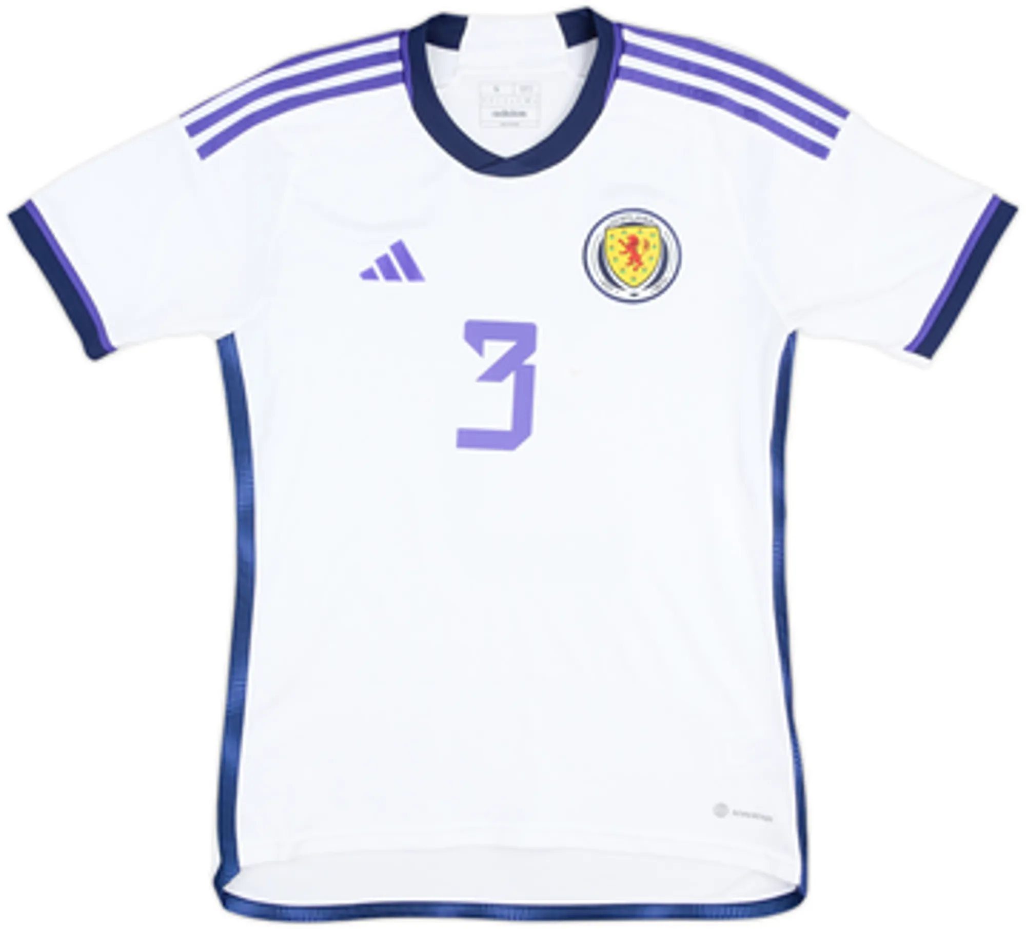 2022-23 Scotland Away Shirt Robertson #3 - 6/10 - (S)