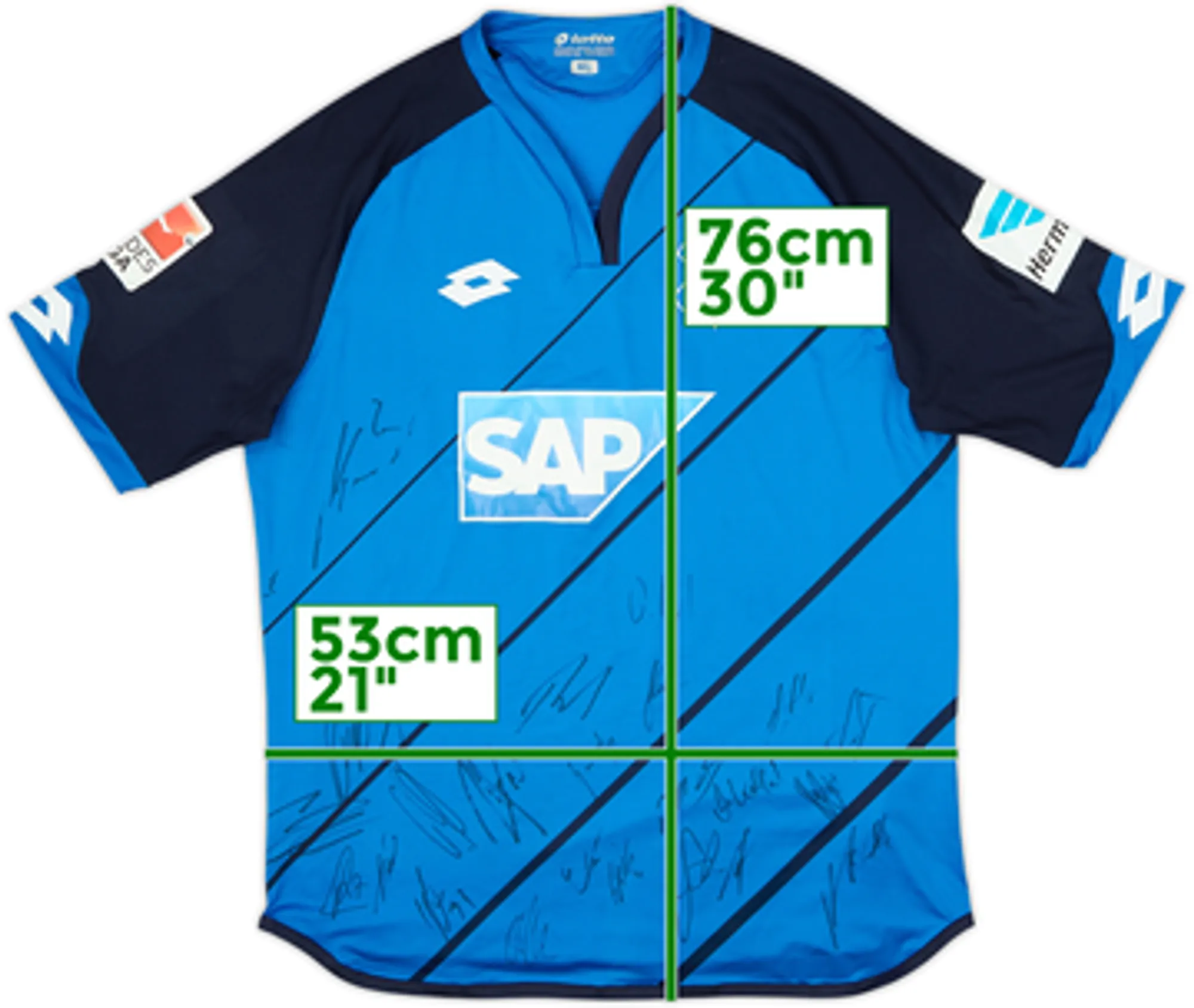 2016-17 TSG Hoffenheim Signed Home Shirt - 8/10 - (XL)