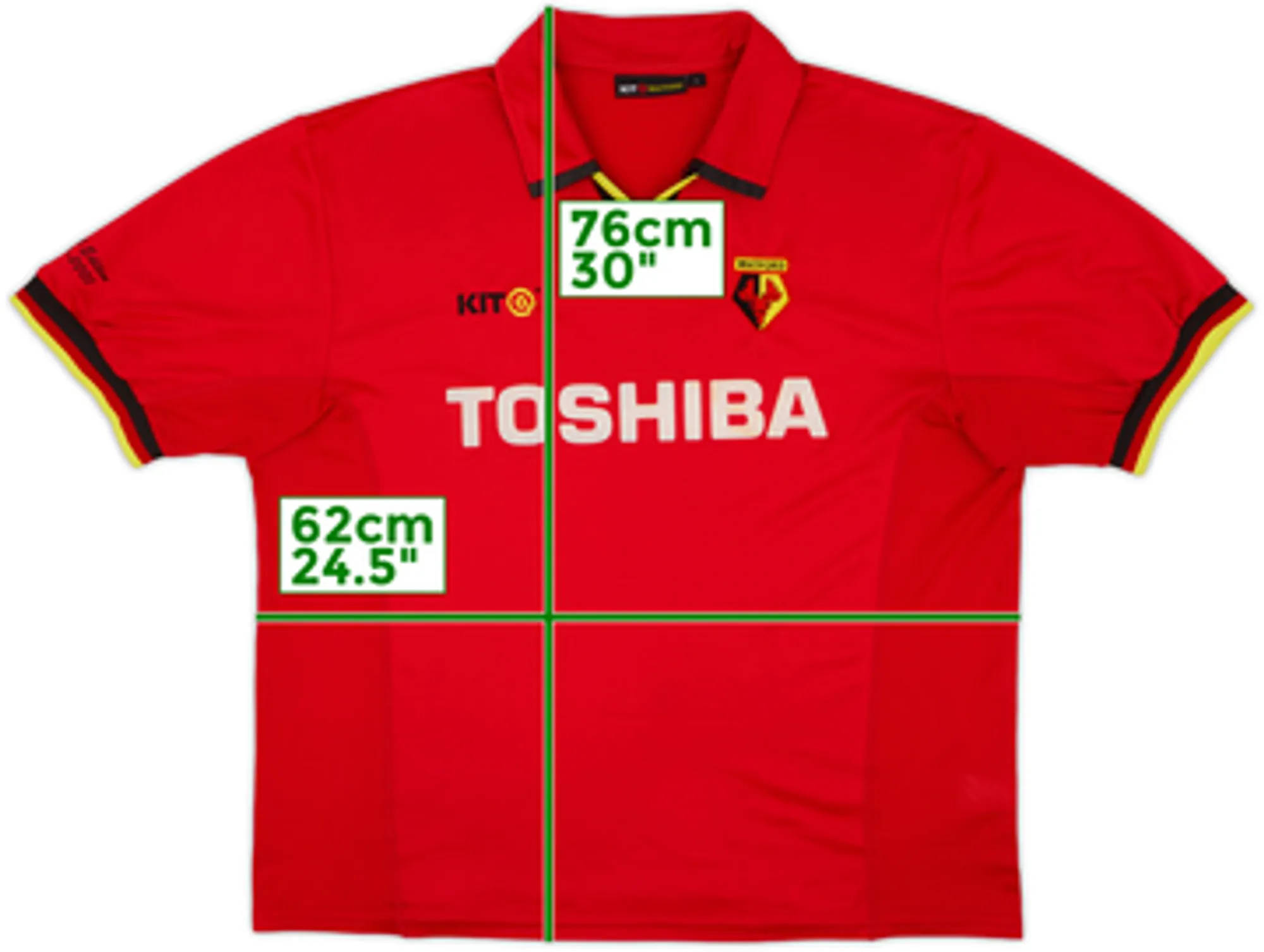 2001-02 Watford Third Shirt - 7/10 - (XL)