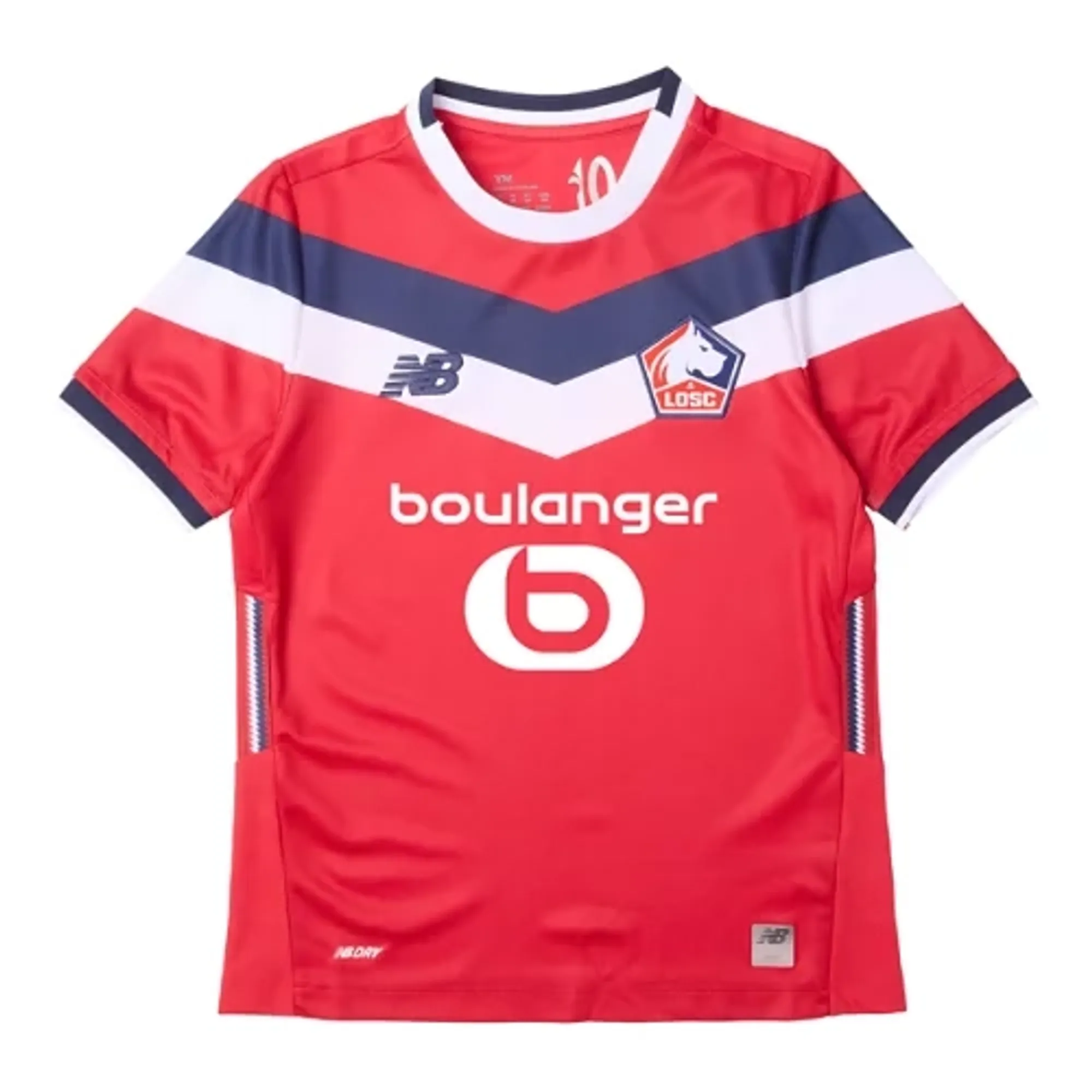 New Balance Kids LOSC Lille 26/27 Home Youth Short Sleeve Jersey Polyester