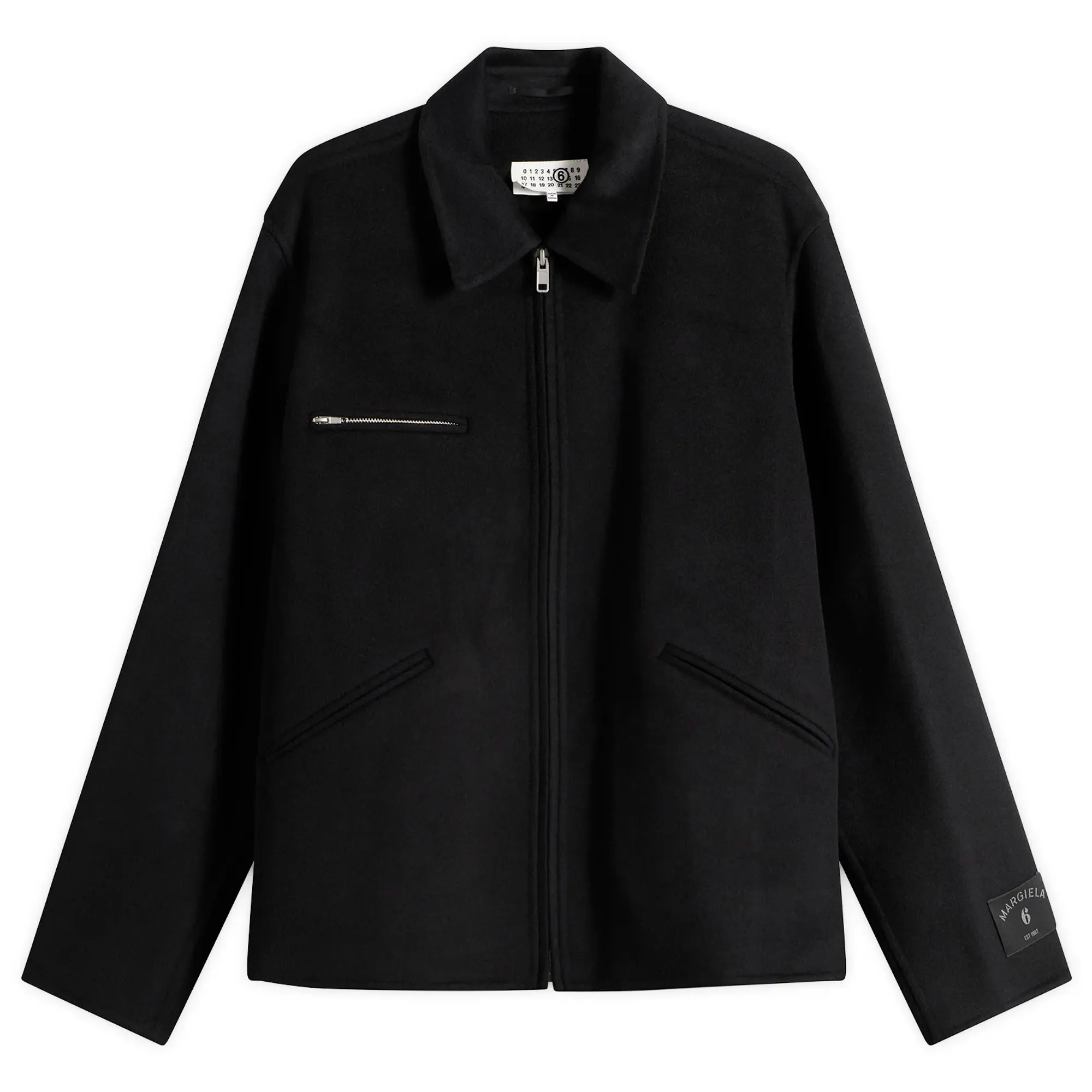 MM6 Maison Margiela Men's Double Faced Jacket Black