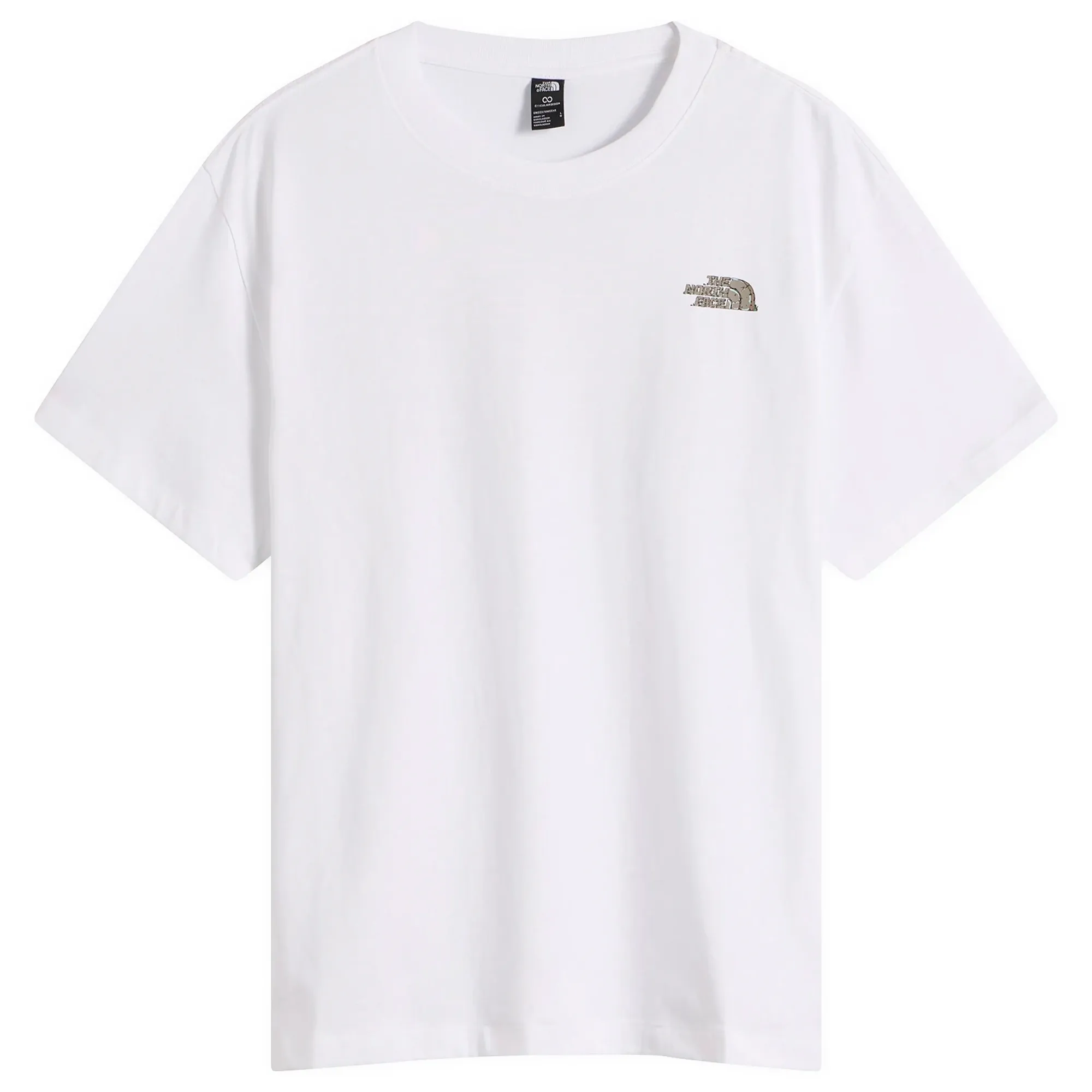 The North Face Men's Stone Logo Relaxed T-Shirt Tnf White