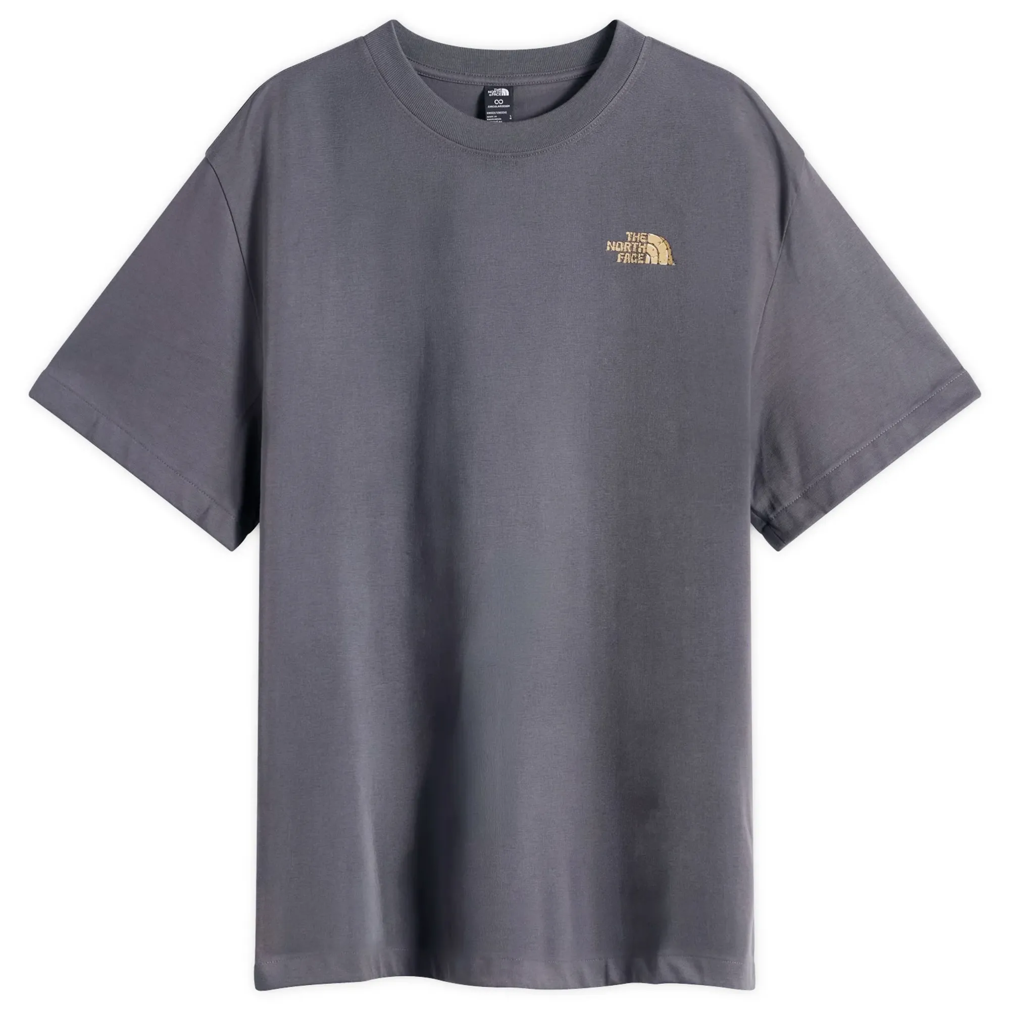 The North Face Men's Stone Logo Relaxed T-Shirt Anthracite Grey