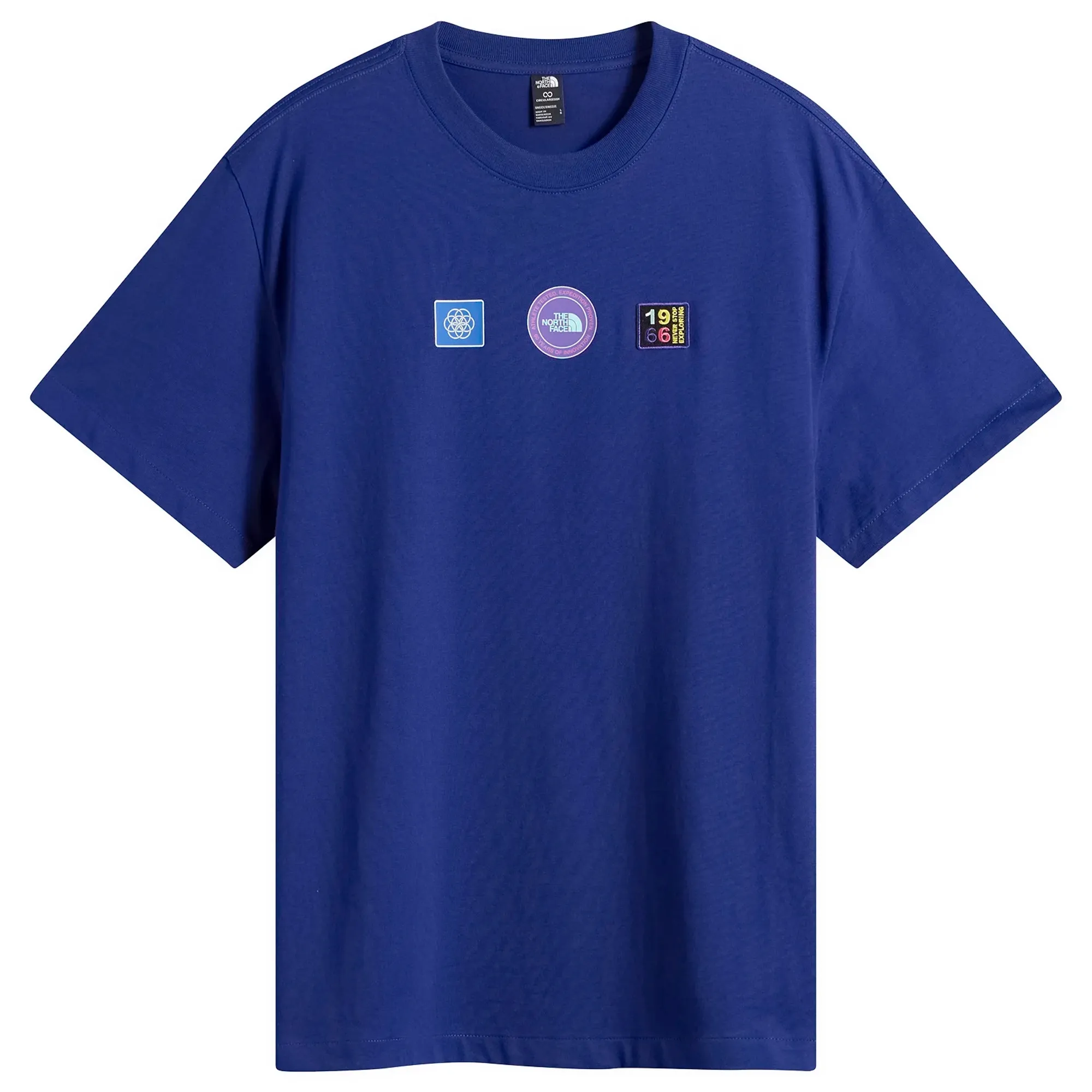 The North Face Men's Explorer Badges Relaxed T-Shirt Bold Blue