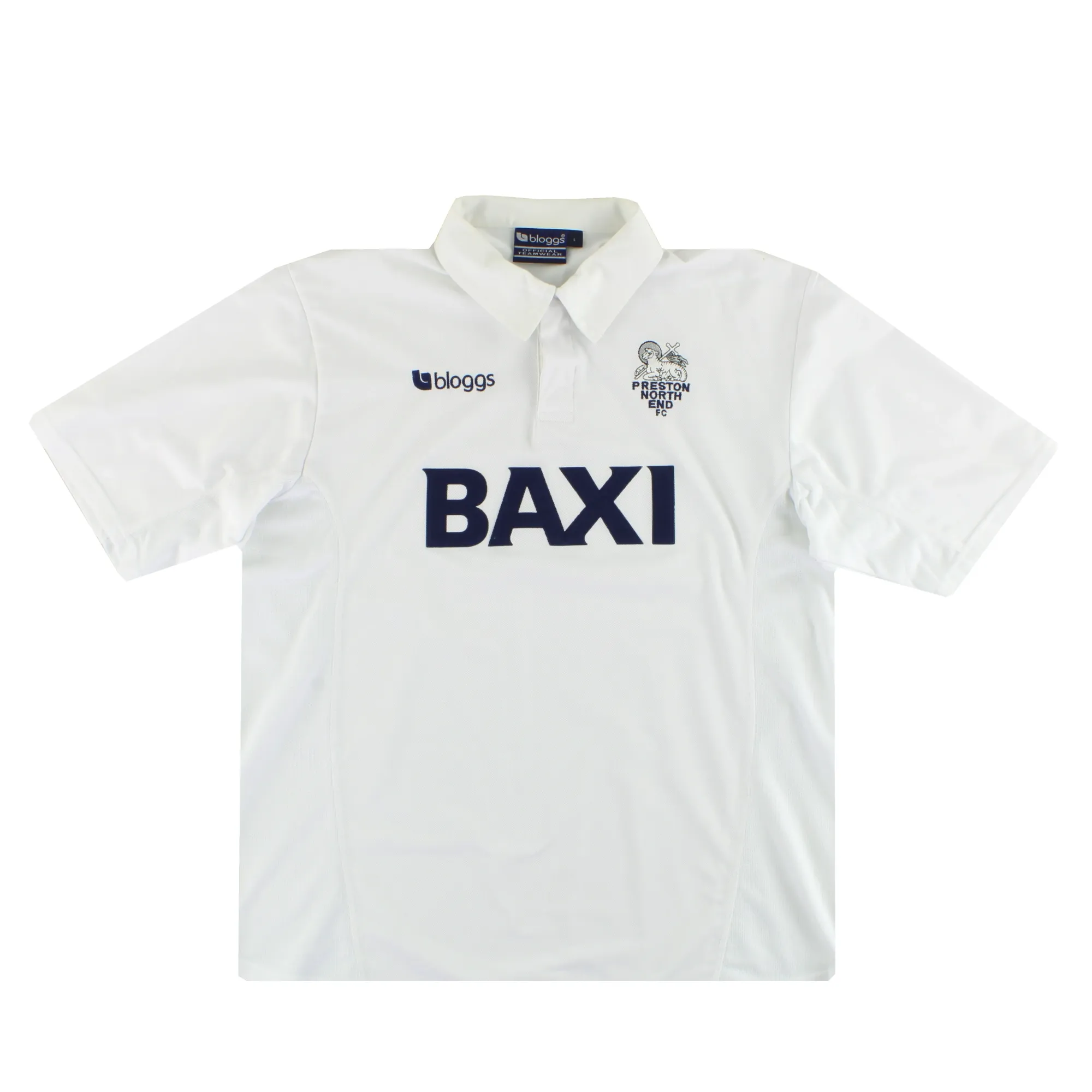 2000-01 Preston Home Shirt L - Preston North End / Excellent 