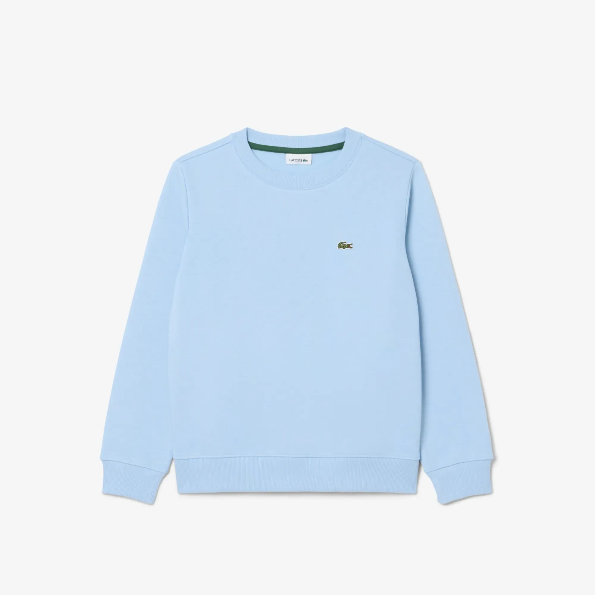 Lacoste Unisex Fleece Crew Neck Sweatshirt - Sky Blue