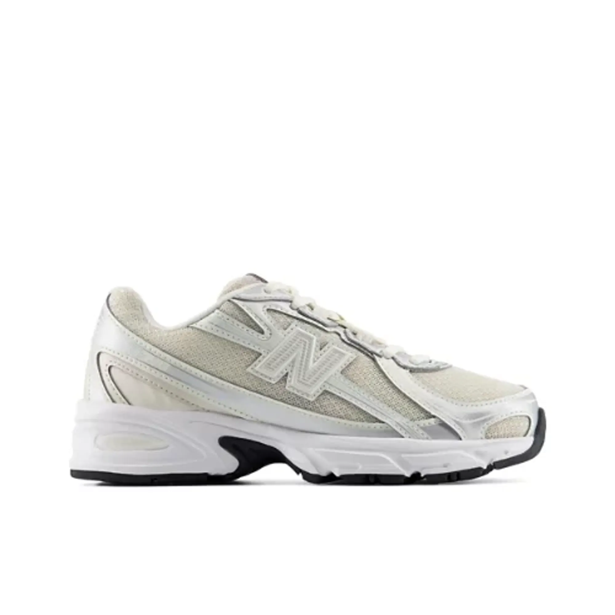 New Balance Kids 740 Lace in Grey/Beige Synthetic