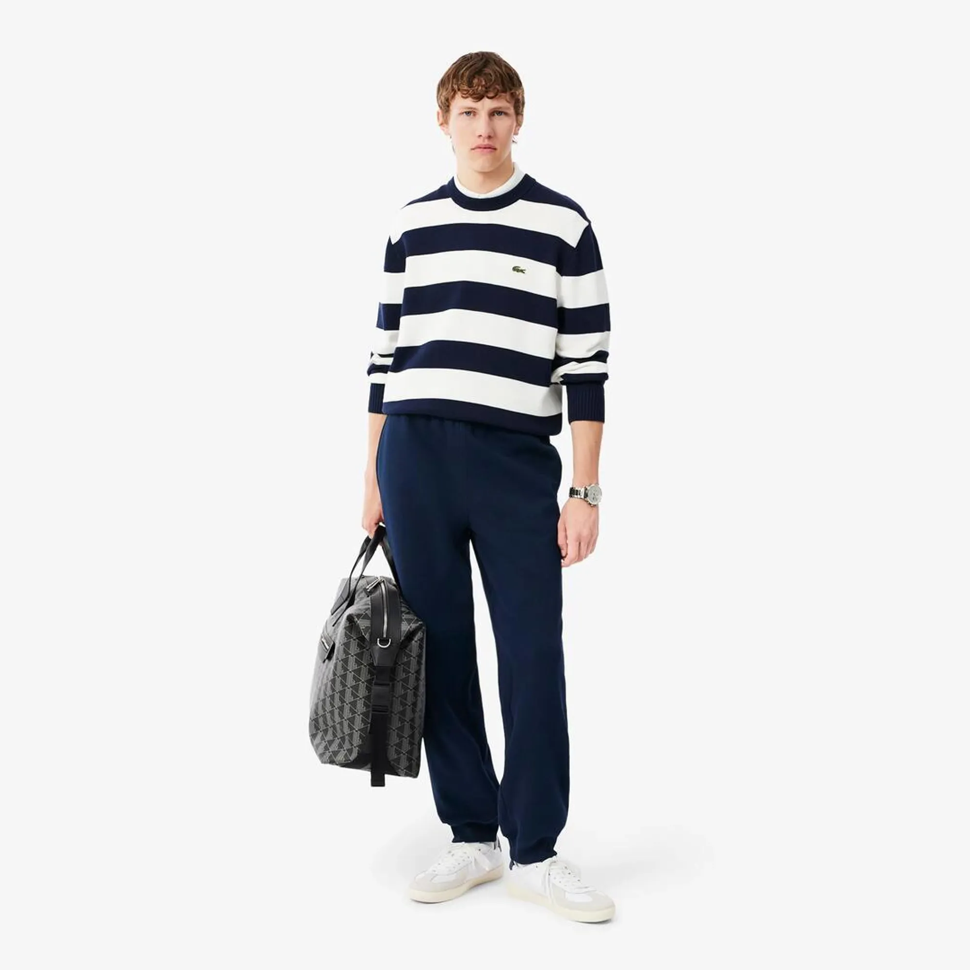 Lacoste Piqué Sweatpants - Midnight Blue