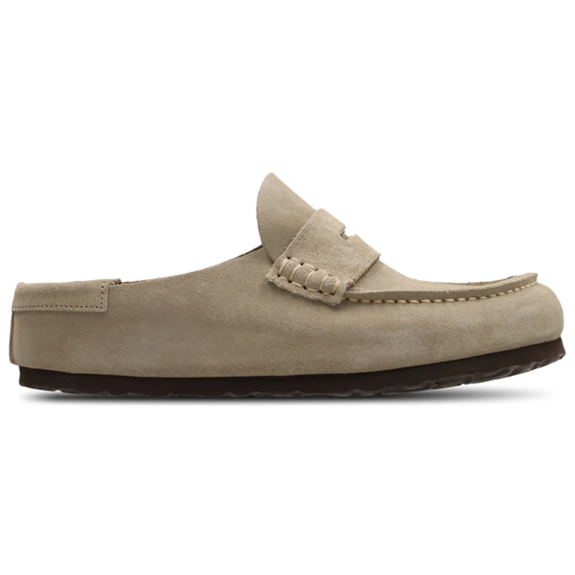 Birkenstock Suede Women Flip-Flops and Sandals - Beige