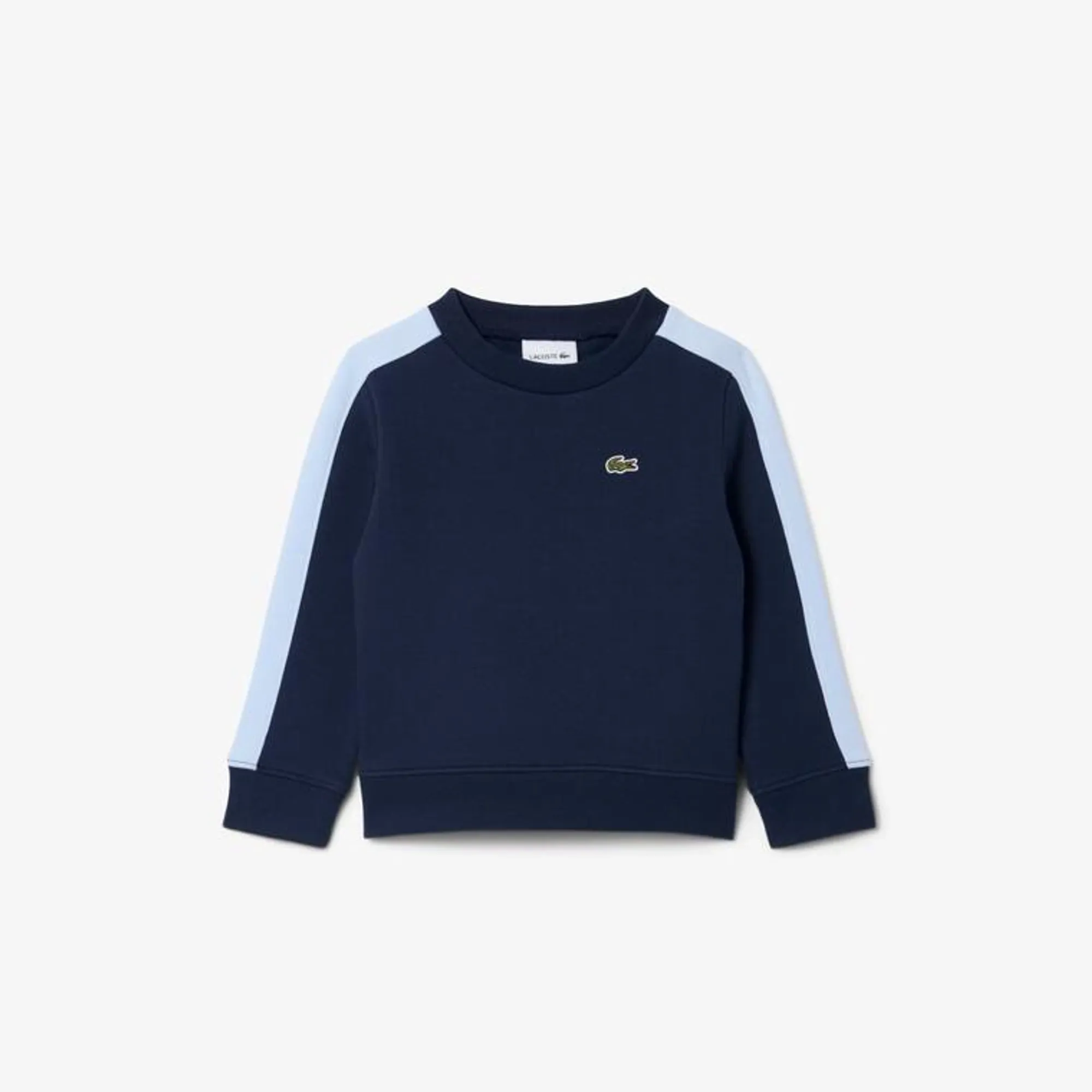 Lacoste Colour-Block Fleece Sweatshirt - Midnight Blue
